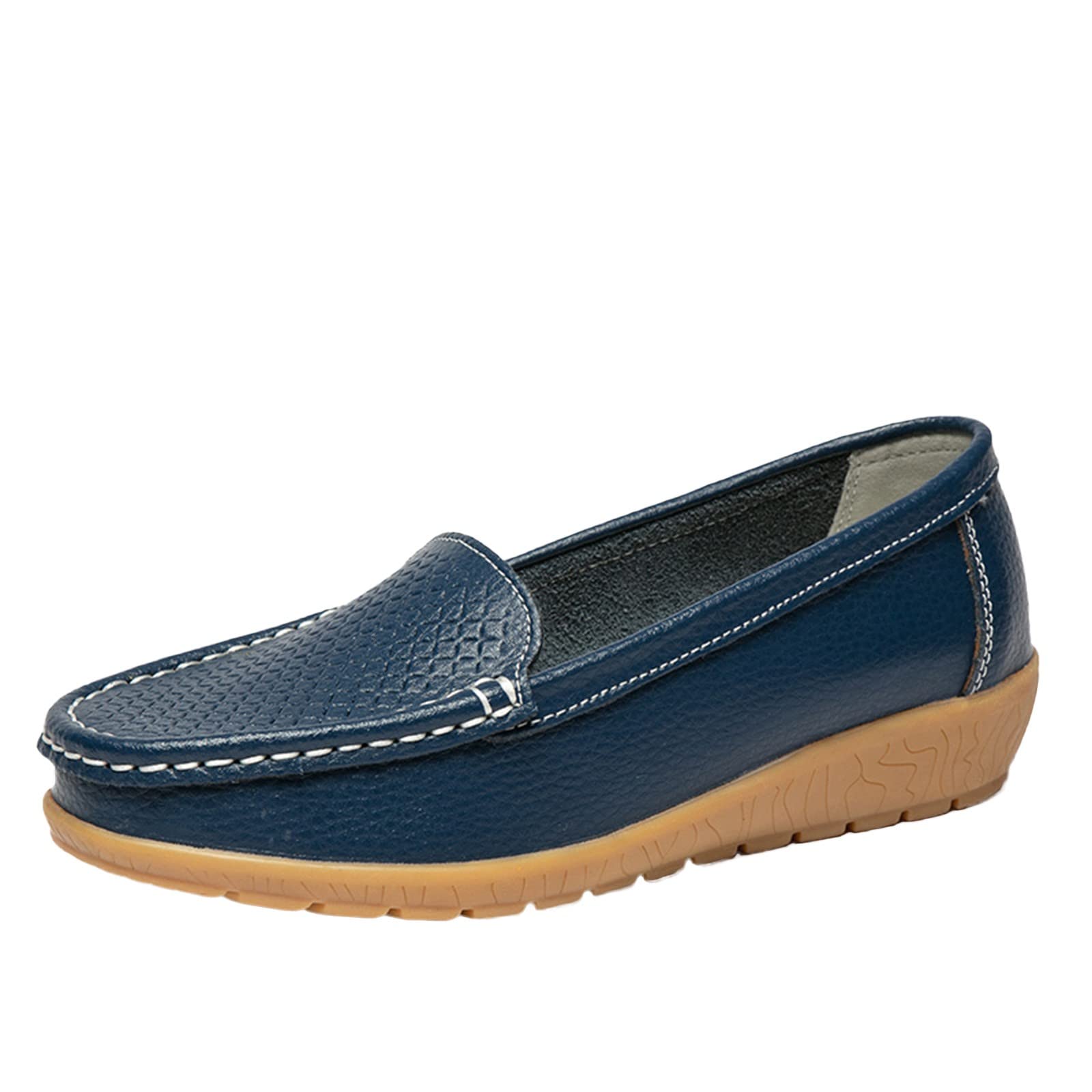 Women's Comfortable Wedge Heel Casual Shoes - Breathable Solid Color Slip-On for Office & Business Wear | Perfect for Work, Travel and Daily Walking