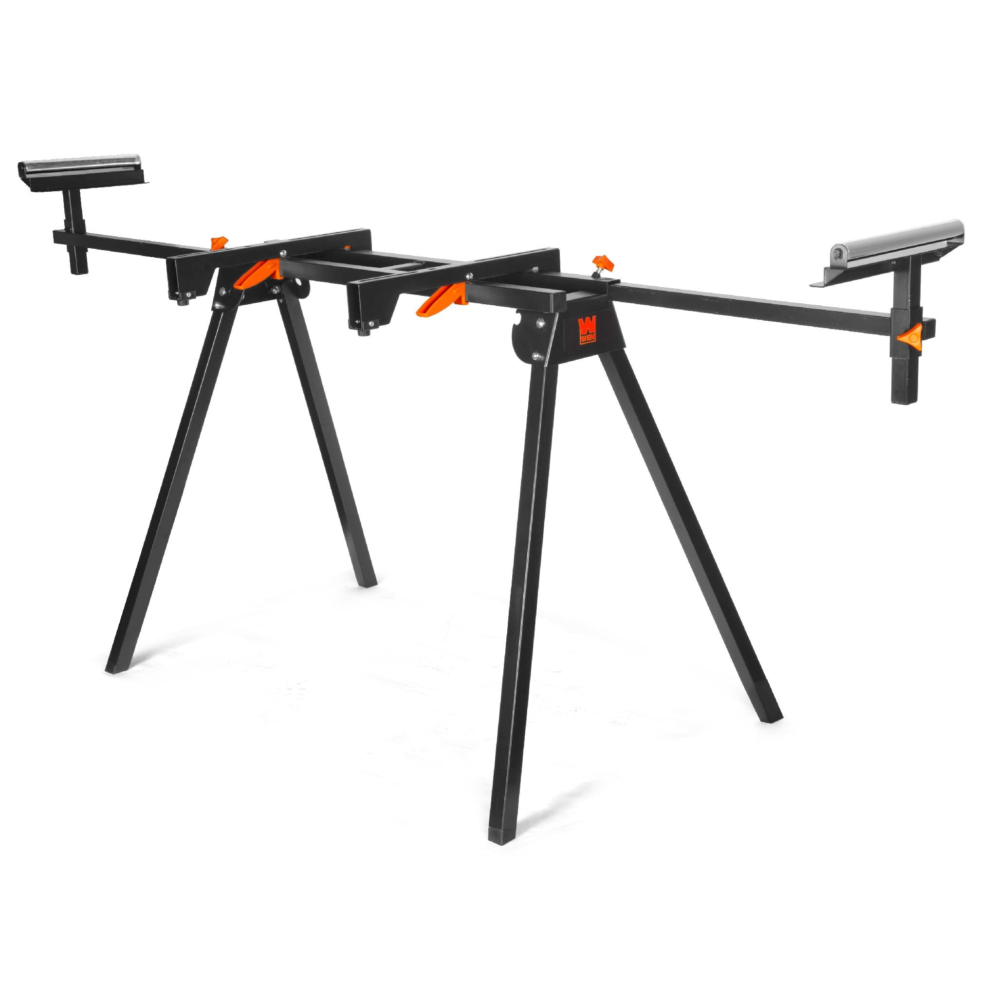 WEN MSA200 Universal Collapsible Miter Saw Stand - 350 lb Capacity | Portable Workbench for Woodworking, DIY Projects & Construction Sites