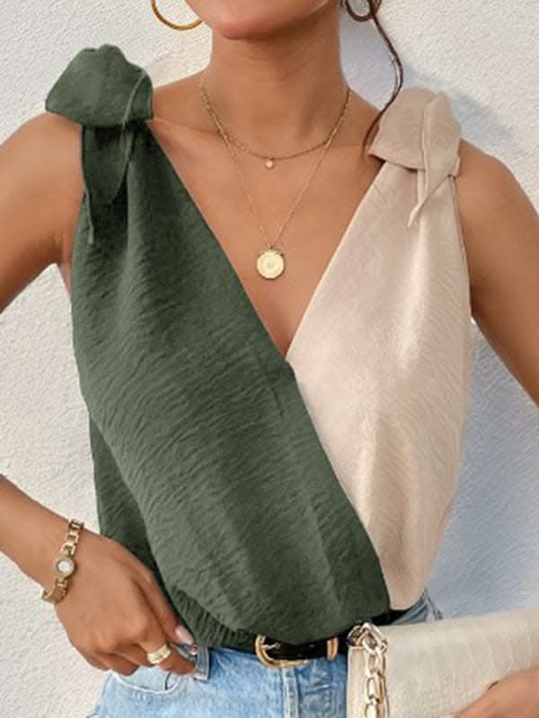 Elegant V-Neck Lace-Up Bodysuit for Women | Sexy Bodycon Outfit for Date Night & Special Occasions