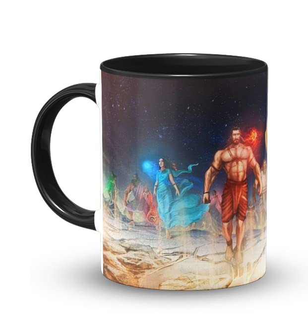 Brahmāstra Superhero Coffee Mug 11oz | Printed White Ceramic Mug with Astra Design | Microwave & Dishwasher Safe 330ml | Perfect for Tea, Coffee, or Hot Chocolate | Ideal Gift for Movie Fans & Collectors | MUG-183
