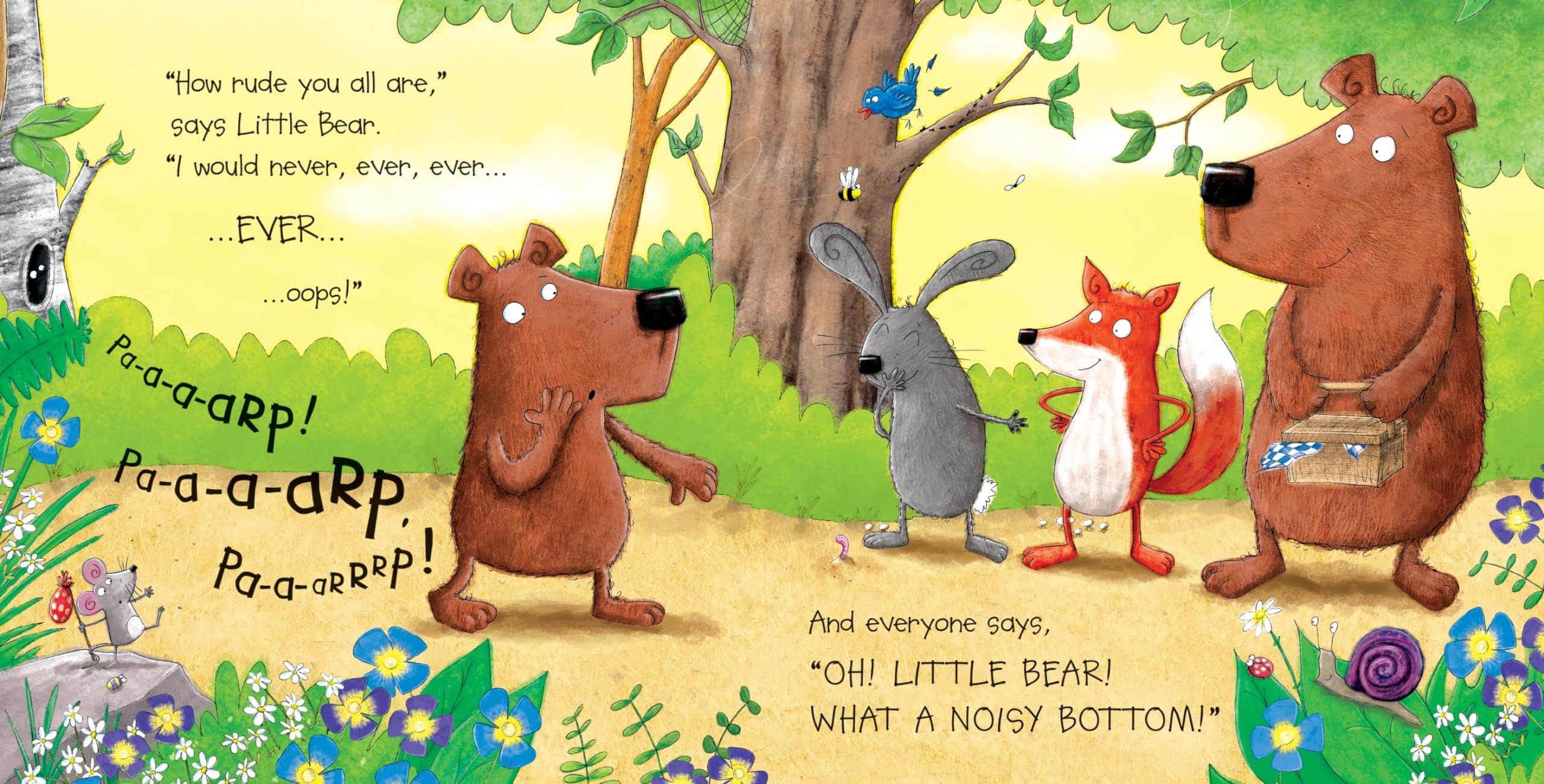 Noisy Bottoms Interactive Sound Book for Toddlers - Fun & Educational Baby Toy for Early Learning, Storytime & Sensory Play