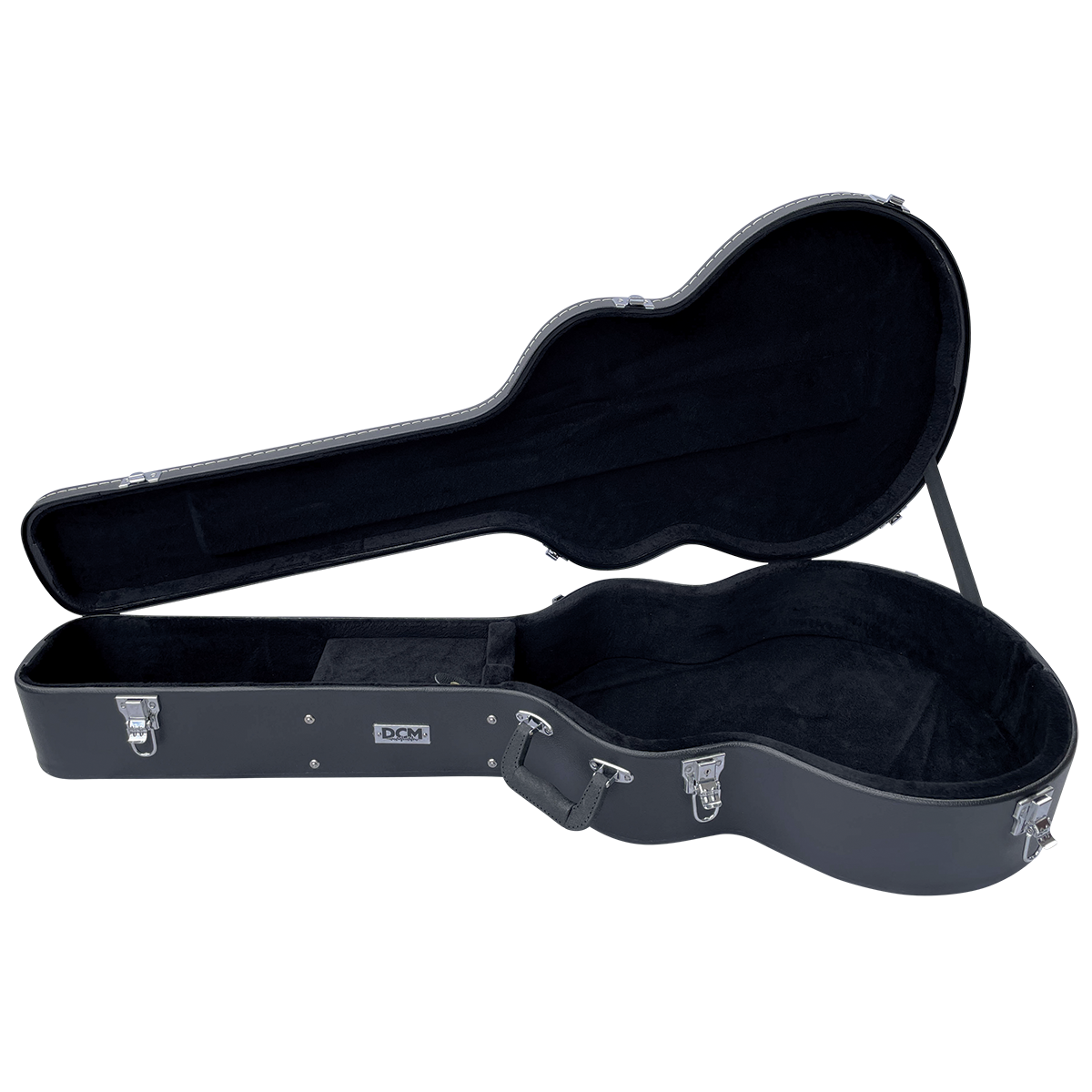 DCM WJC1 Wood Jumbo Guitar Case - Heavy Duty Protection for Acoustic Guitars - Perfect for Travel, Storage & Professional Musicians