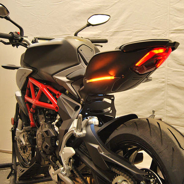 MV Agusta Brutale 800/RR Fender Eliminator Kit (2017-2020) - Lightweight Motorcycle Tail Tidy for Clean Rear End Look - Perfect for Street Riding and Custom Bike Builds