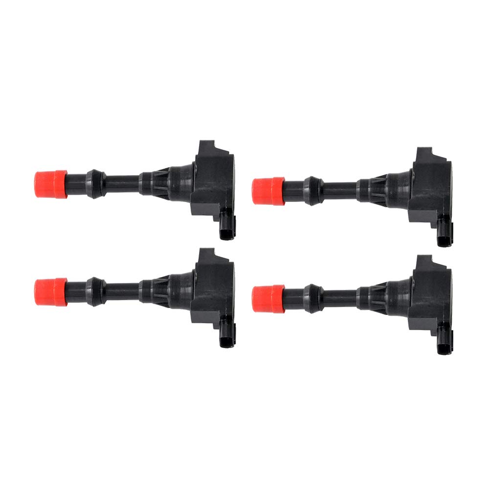 HARMA UF373 Ignition Coil Pack Set of 4 Compatible with 2003-2005 Honda Civic Hybrid 1.3L L4 Engine - High Performance Replacement for Smooth Acceleration & Fuel Efficiency | Perfect for City Commuting & Hybrid Vehicle Maintenance