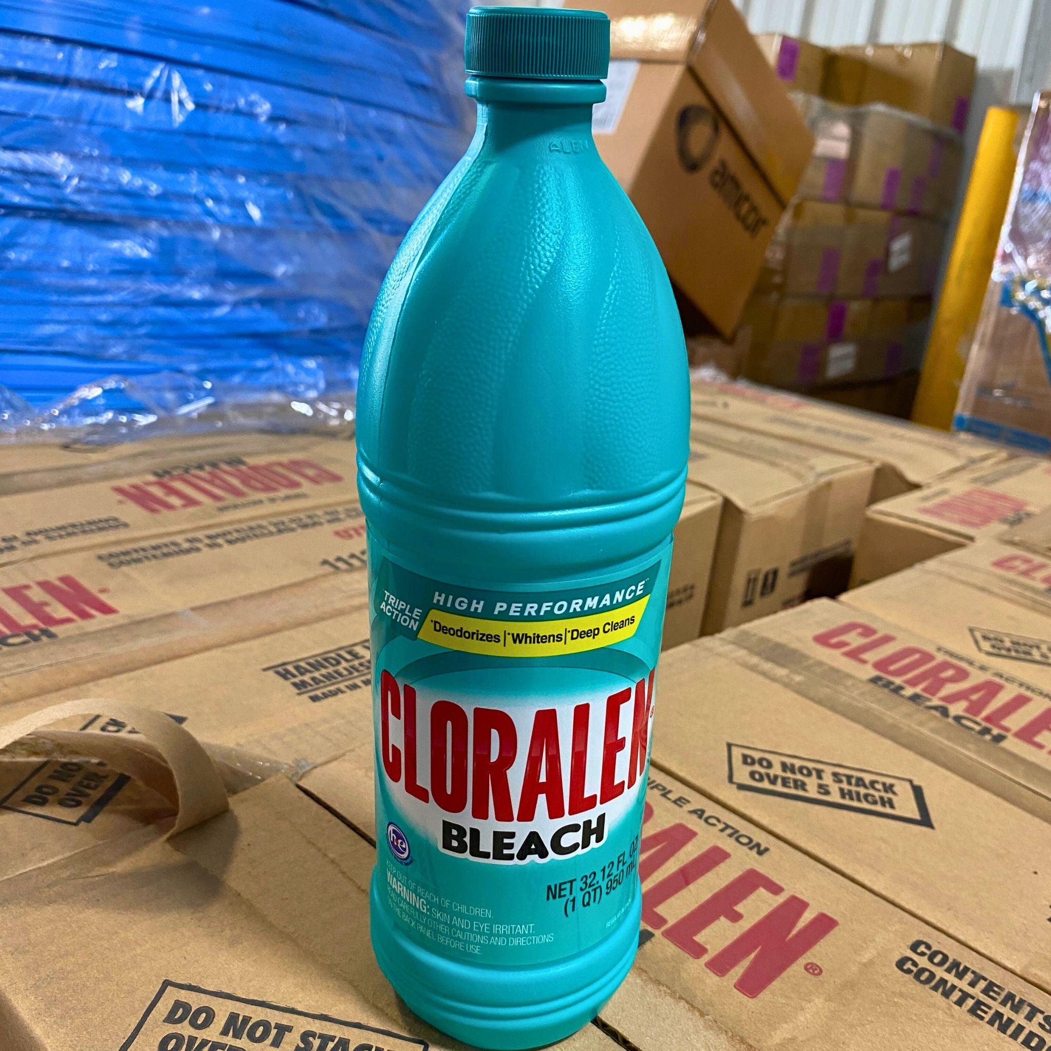 CLORALEN Disinfectant Cleaner (32 Fl Oz) - 300 Pcs Pallet - Ideal for Commercial Cleaning, Hospitals & Household Sanitizing