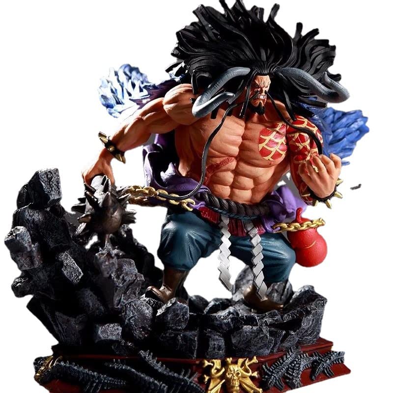 One Piece Anime Figures Set - Luffy, Kaido & Chopper PVC Action Figure Collectible Toy for Fans | Perfect Gift for Anime Lovers & Display for Home, Office, or Game Room Decor