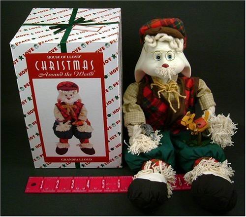 House of Lloyd Grandpa Lloyd Christmas Collectible Figurine - Vintage Holiday Decor for Mantel, Tabletop & Christmas Village Displays