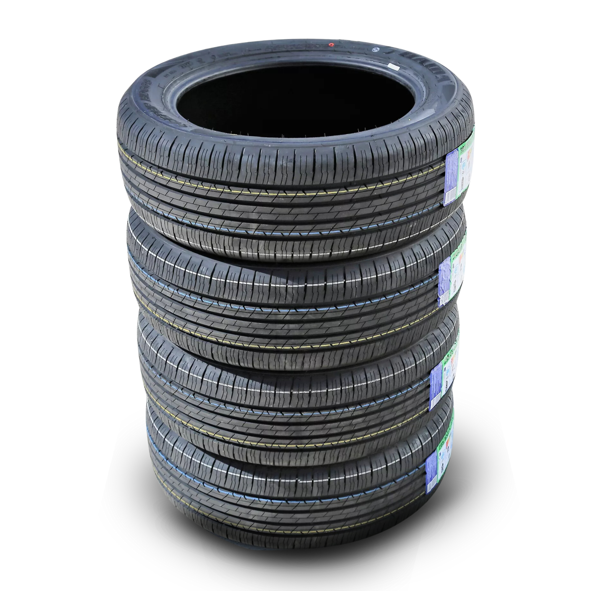 Haida HD668 Touring 195/55R16 91H All-Season Car Tires - 4 Pack Set for Sedans, SUVs & Highway Driving