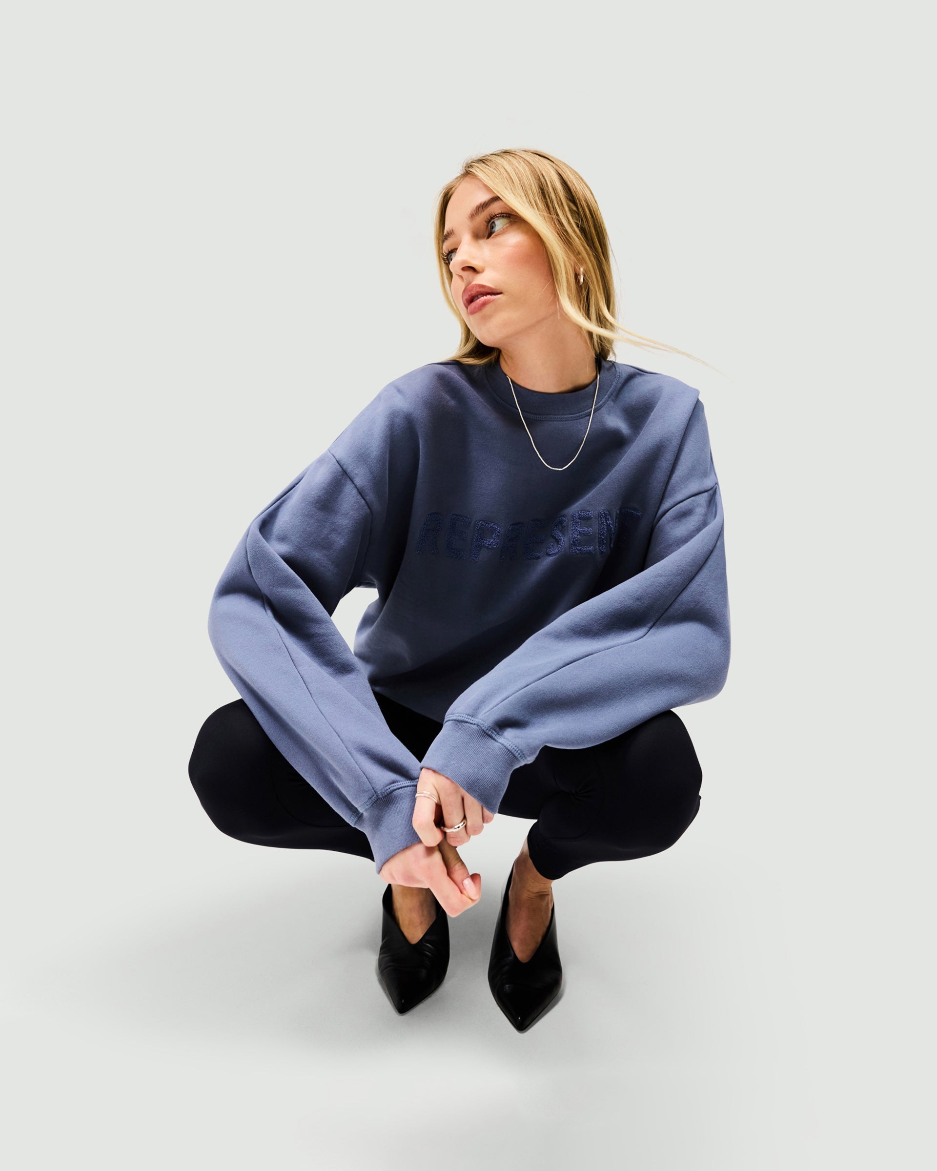 Owners Club Sweater - Premium Soft Knit Pullover in Steel Blue | Cozy Casual Wear for Men & Women | Perfect for Fall, Winter & Layering Outfits