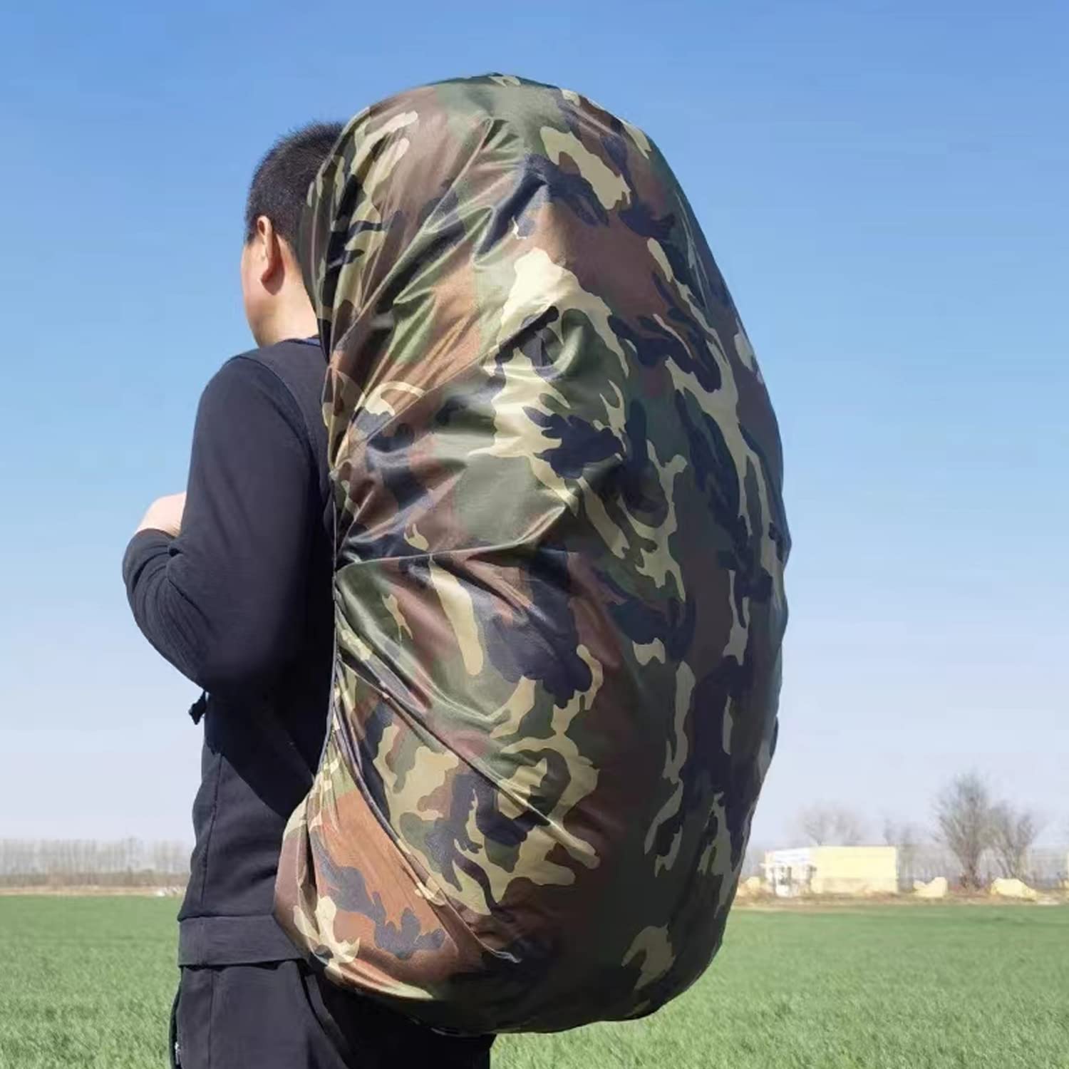 Waterproof Backpack Rain & Snow Cover - Dustproof Travel Backpack Protector for Hiking, Camping, Outdoor Adventures - Perfect for Hiking, Travel, and Daily Commute