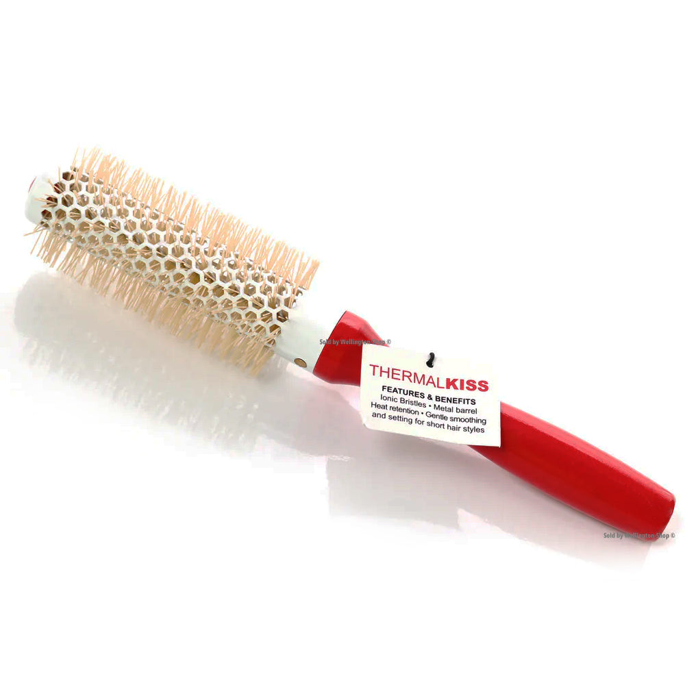 Marilyn Thermal Kiss Round Hair Brush with Ionic Bristles - Professional Styling Tool for Smooth, Shiny & Frizz-Free Hair - Perfect for Blowouts, Curls & Volume Styling at Home or Salon