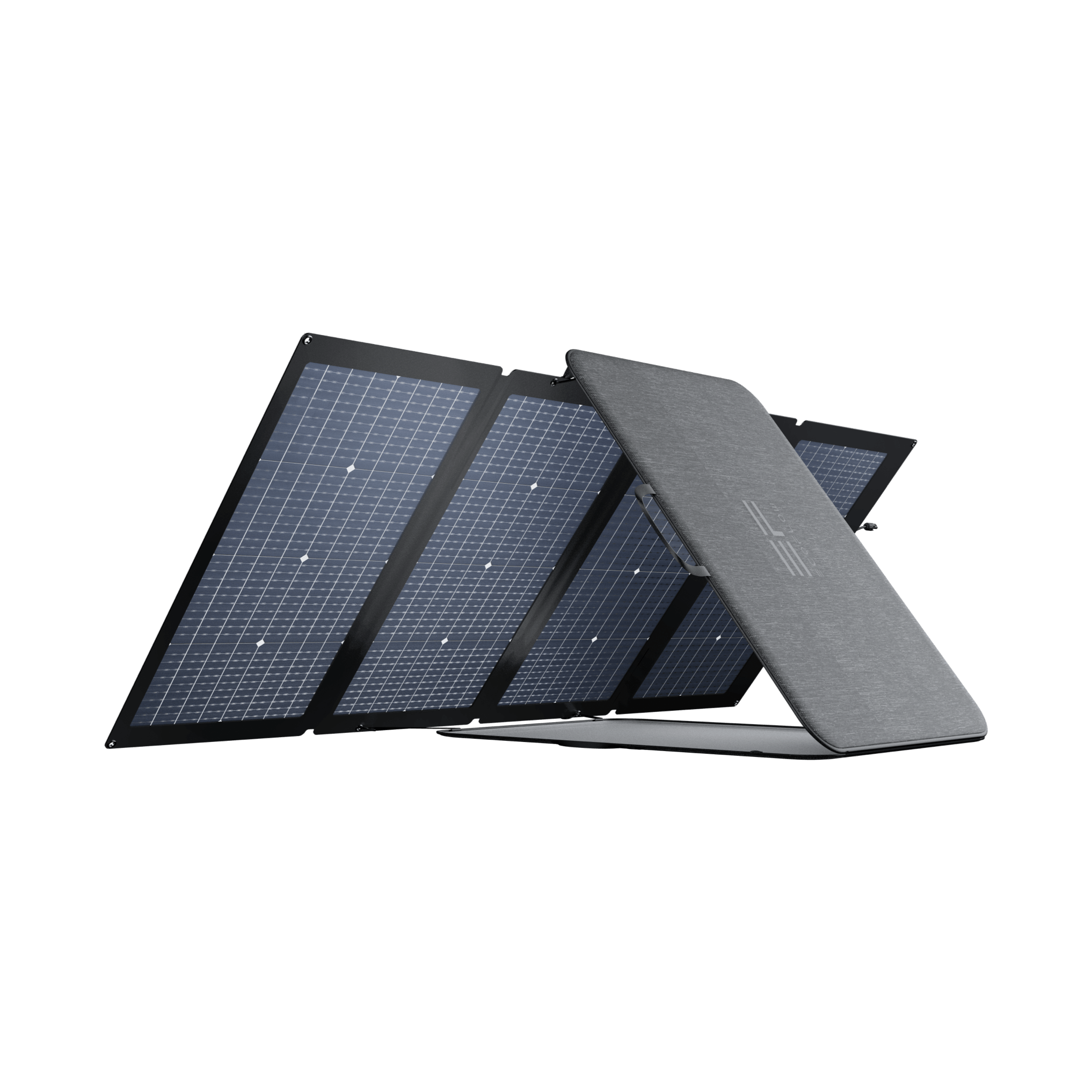 EcoFlow 220W Bifacial Portable Solar Panel for Camping, RV & Off-Grid Power - High Efficiency Foldable Solar Charger with Dual-Side Sunlight Absorption