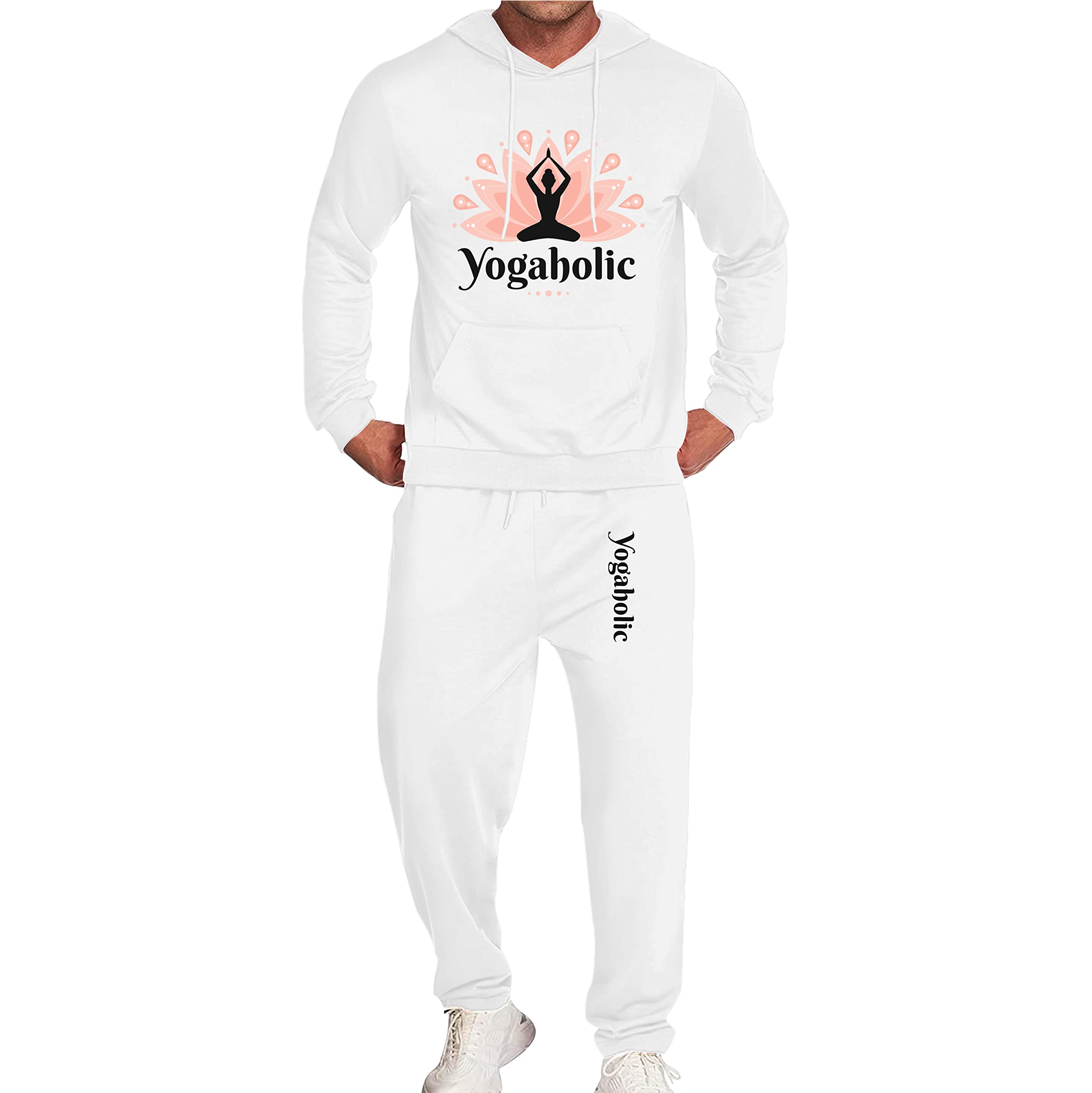 Men's Athletic Tracksuit Set - 2 Piece Casual Jogging Outfit for Running, Gym & Lounge Wear