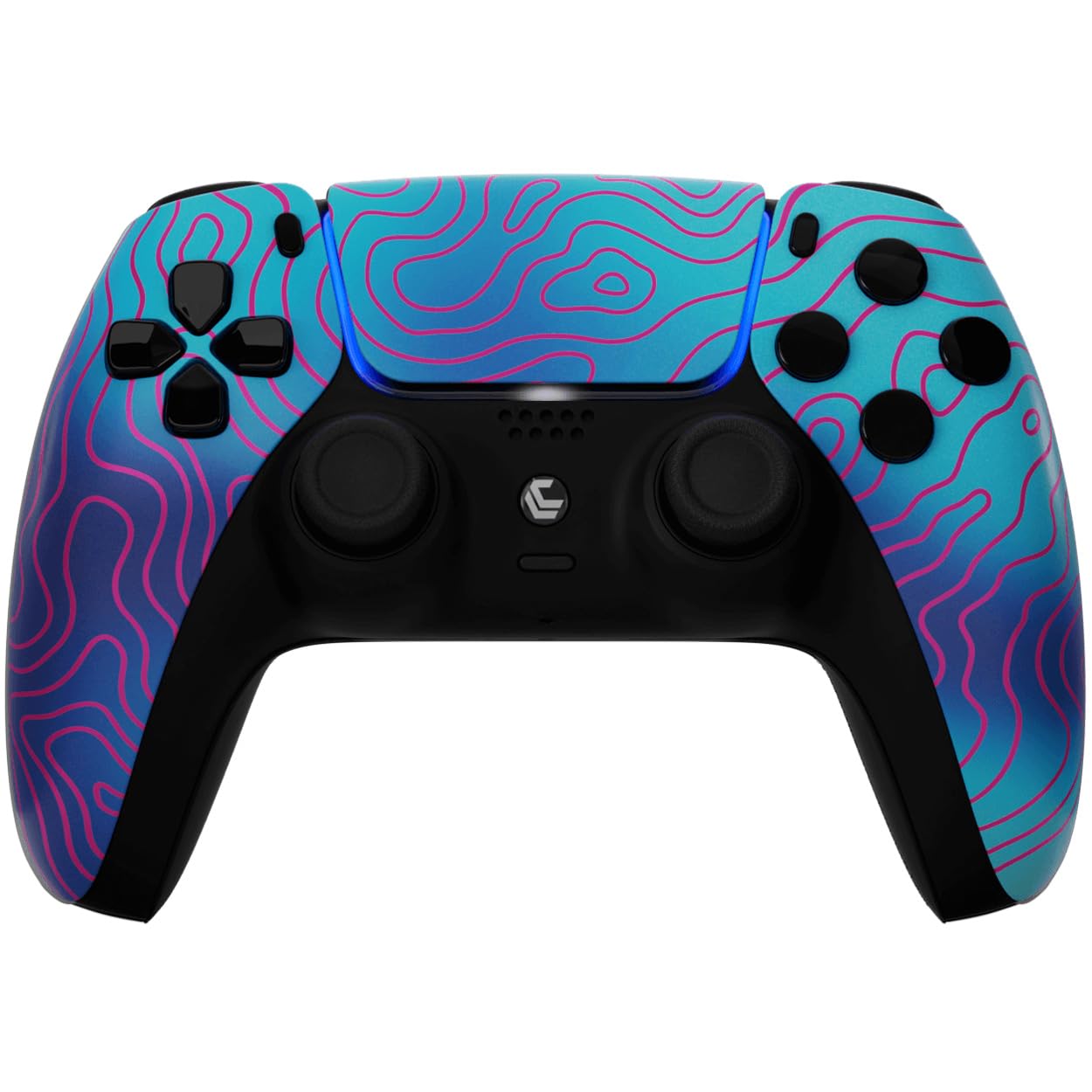 Premium PS5 Wireless Controller - Damascus Camo Design, 4 Programmable Paddles, Compatible with PS5 Console & PC - Perfect for FPS Gaming (Call of Duty), Competitive Play & Long Gaming Sessions