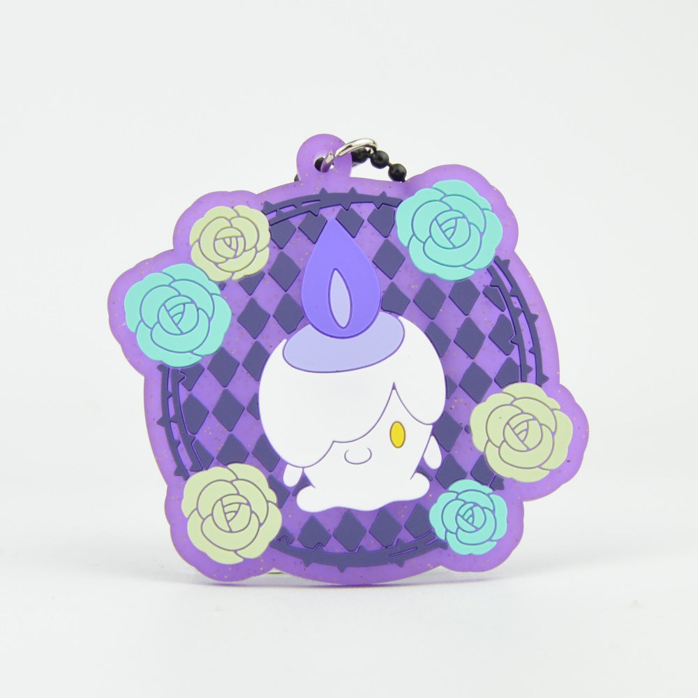 Pokemon Ghost Series SK Japan Glitter Rubber Keychain - Cute Anime Keyring for Backpacks, Bags & Gifts | Official Pokemon Merchandise