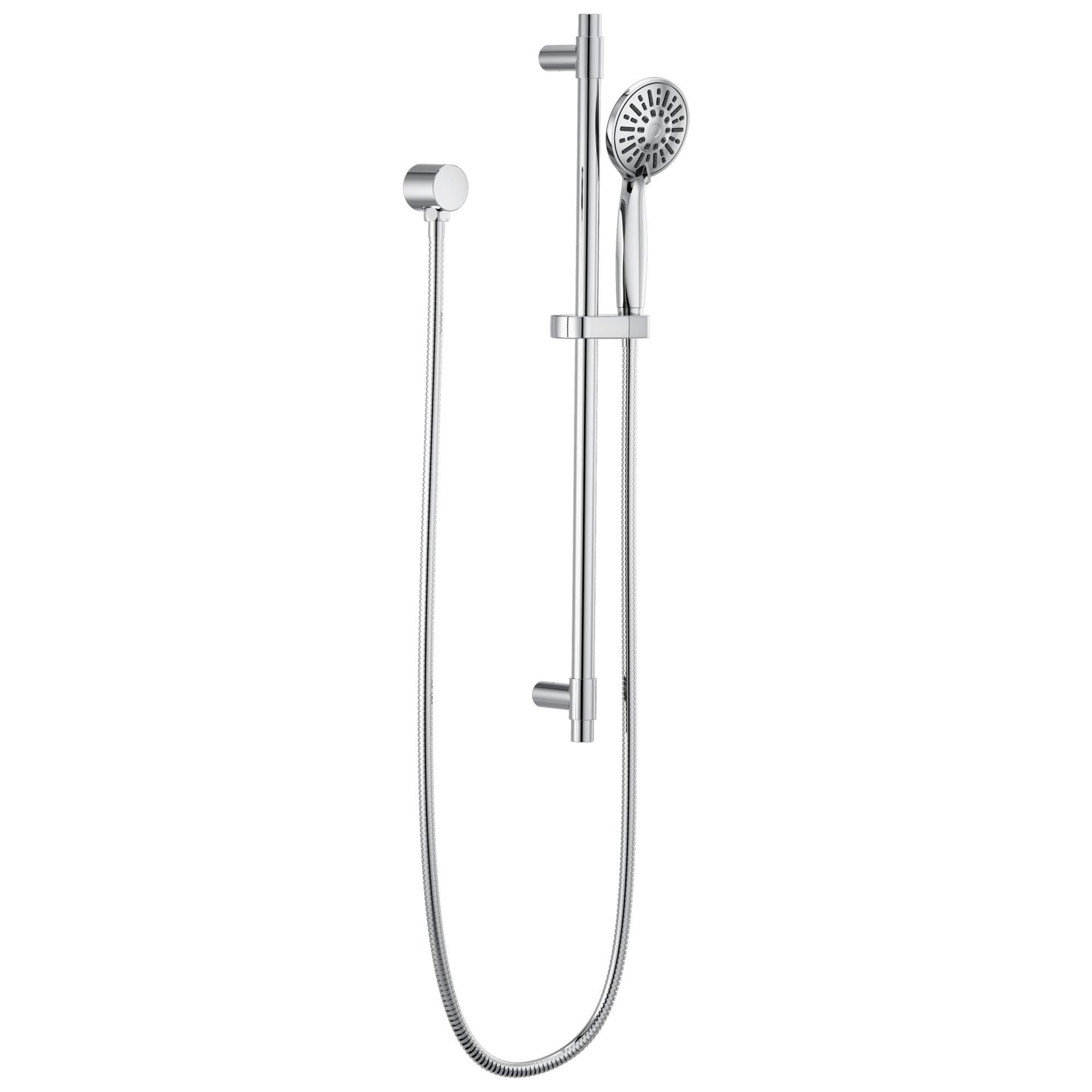 Delta 51361 Chrome Slide Bar Handheld Shower Head with Hose - Adjustable Detachable Shower System for Bathroom, Spa & Relaxation
