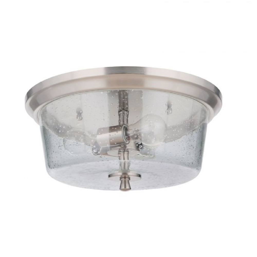 Sutton Flush Mount Ceiling Light - Modern LED Fixture for Bedroom, Kitchen, Hallway & Living Room Lighting