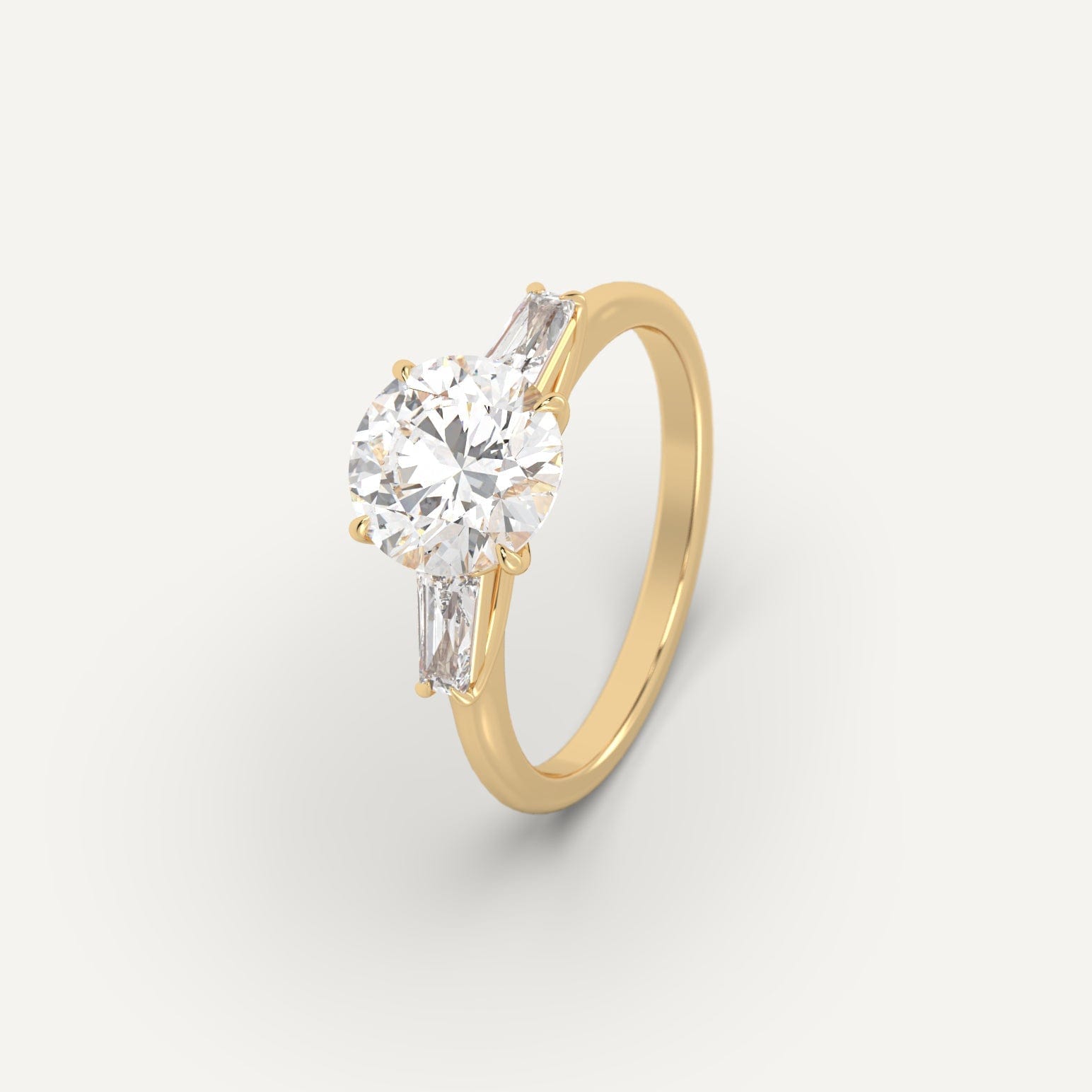 2 Carat Round Cut Diamond Ring - 14K White Gold Solitaire Engagement Ring for Women | Perfect for Proposals, Anniversaries & Special Occasions