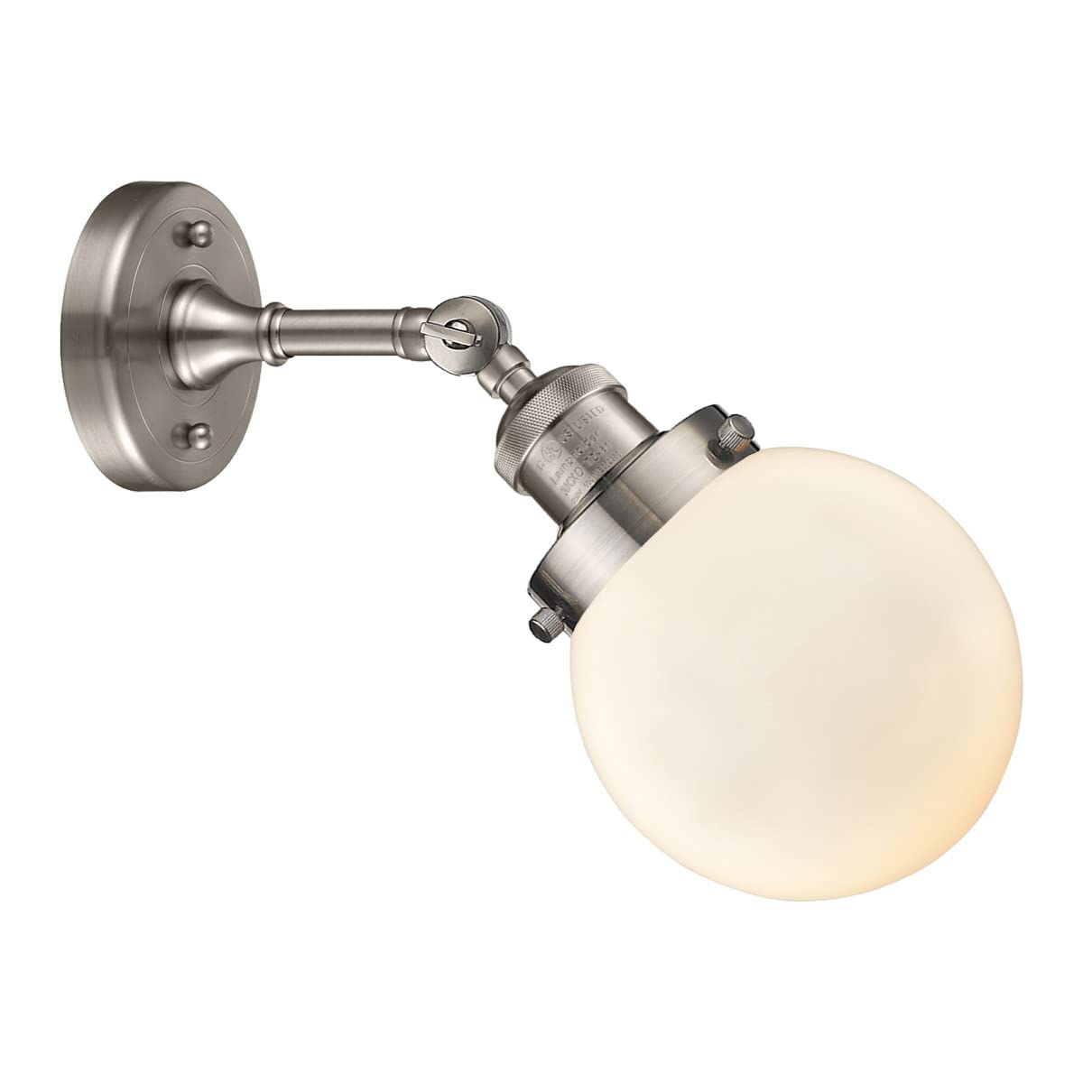 203-SN-G201-6-LED Modern Wall Sconce Light Fixture - Dimmable LED Wall Light for Bedroom, Living Room, Hallway - Energy Saving Indoor Lighting (6 Pack) - Perfect for Home, Hotel, and Office Decor