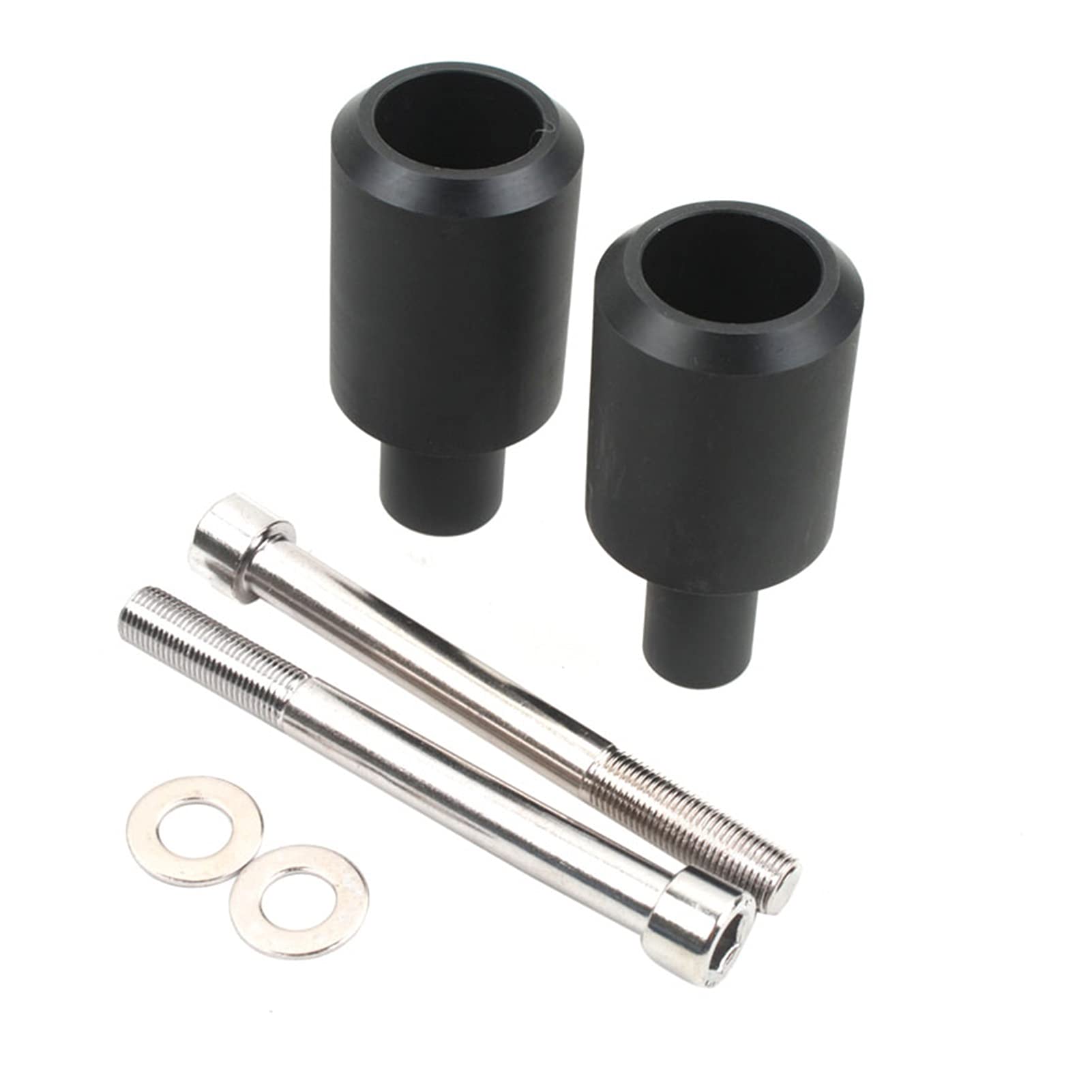 Honda CBR600RR Motorcycle Frame Sliders (2003-2006) - No Cut Black Crash Protectors Pair - Universal Fairing Side Protector Kit for Enhanced Safety - Perfect for Street Riding, Track Days & Crash Protection