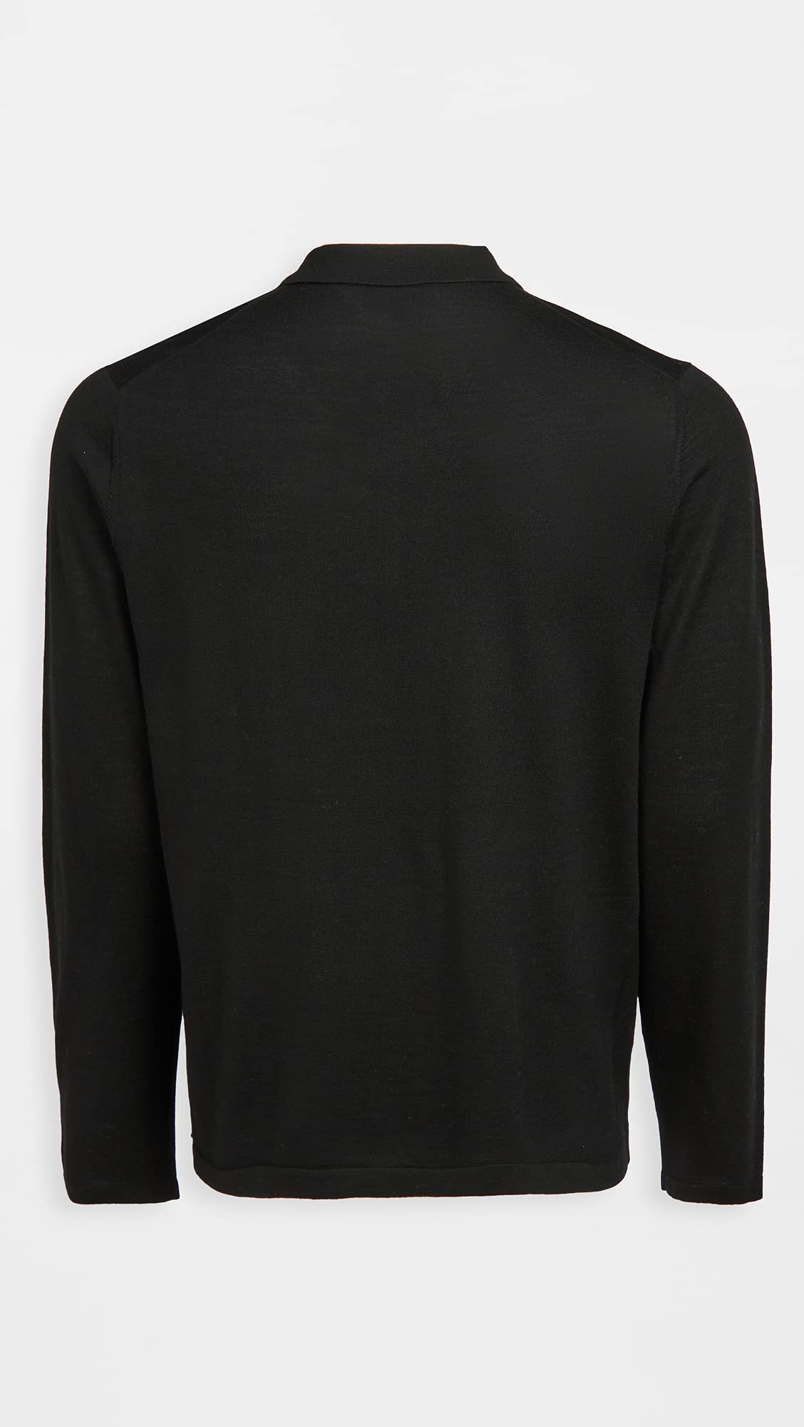Vince Men's Premium Long Sleeve Merino Wool Polo Shirt - Soft, Breathable Business Casual Knitwear for Office & Travel | Perfect for Professional Meetings, Business Trips & Outdoor Activities | Ideal Gift for Men | Great for Work, Weekend Getaways & Smart Casual Occasions