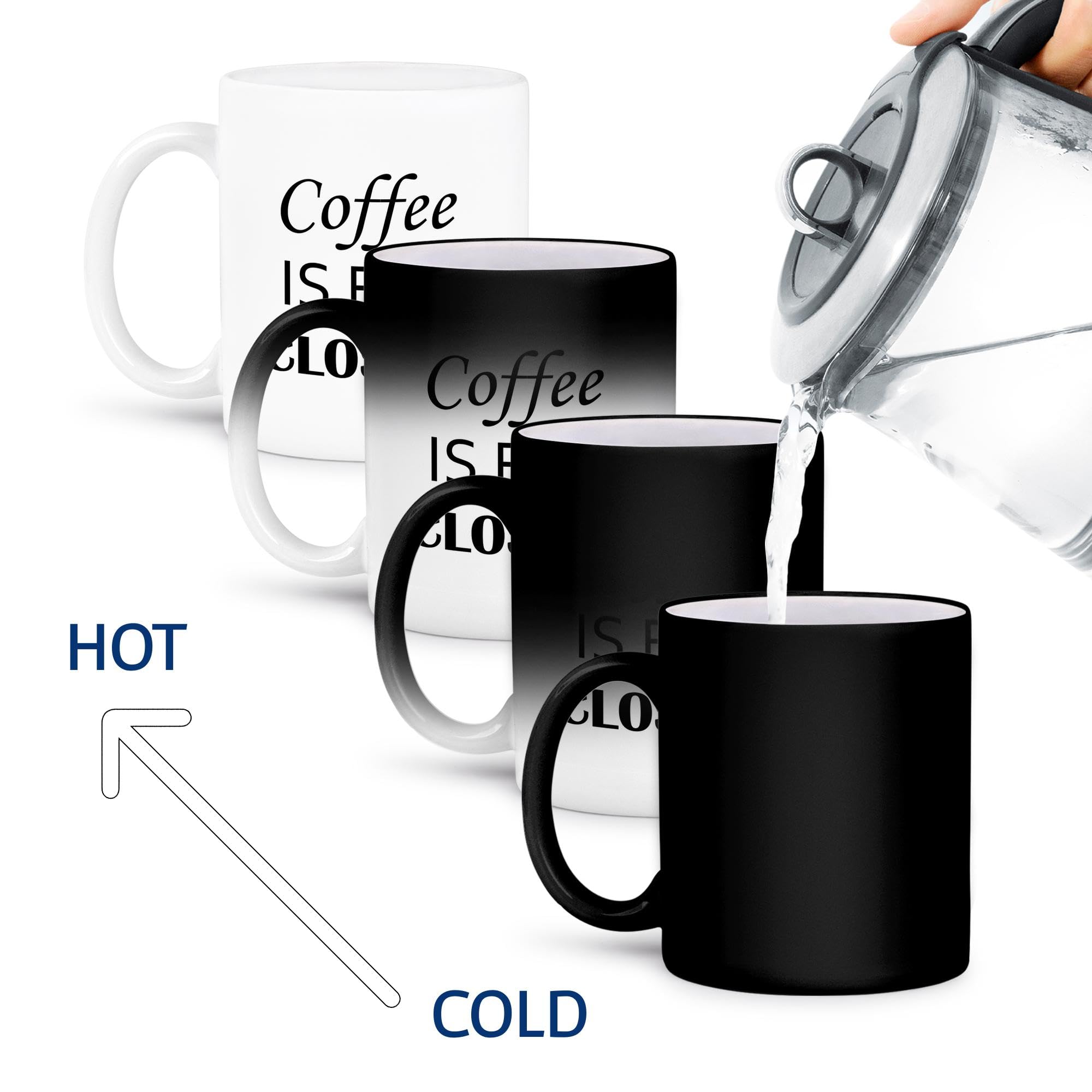 3dRose 11oz Funny Coffee Mug - 'Coffee is for Closers' Anne Collections Quote - Perfect Gift for Office, Home & Coffee Lovers