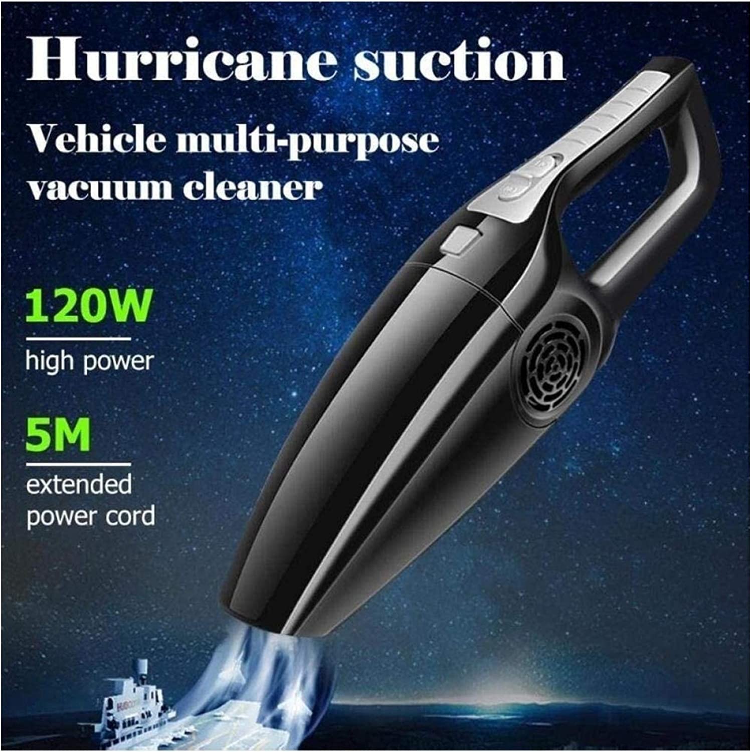 Cordless Handheld Vacuum Cleaner - Rechargeable Li-ion Battery, Quick Charge, Strong Suction for Pet Hair, Home & Car Cleaning | Portable Mini Vacuum for Quick Cleanups, Upholstery, and Small Spaces
