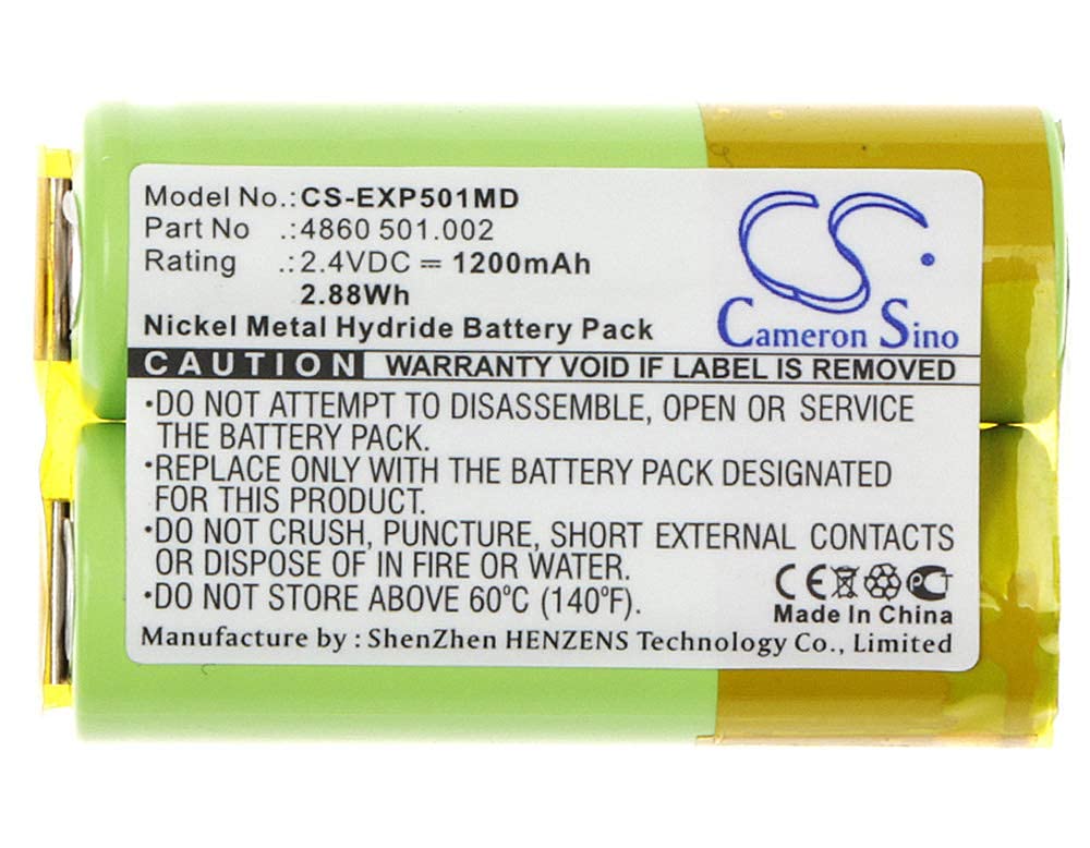 Replacement Battery for Research Pro 4860 Electronic Pipette - Compatible with 4860, 501.002 & 501.002-02 Models - Single & Multichannel Lab Instruments - Perfect for Scientific Research & Laboratory Experiments
