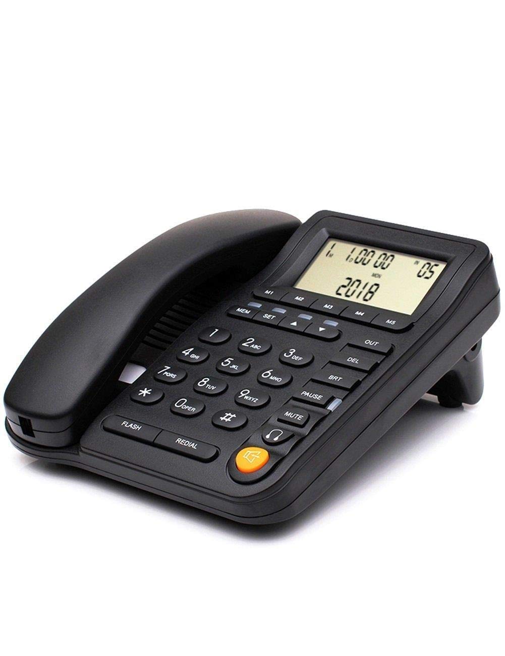 Business & Call Center Telephone with Dialpad Headset, Tone Dial Keypad & REDIAL - Office Desk Phone for Customer Service, Telemarketing & Remote Work - Perfect for Call Centers, Home Offices & Professional Workspaces