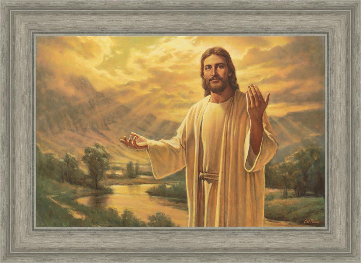 Come Follow Me By Del Parson - Inspirational Christian Wall Art for Home & Church Decor - Perfect for Living Rooms, Bedrooms & Sunday School Classrooms