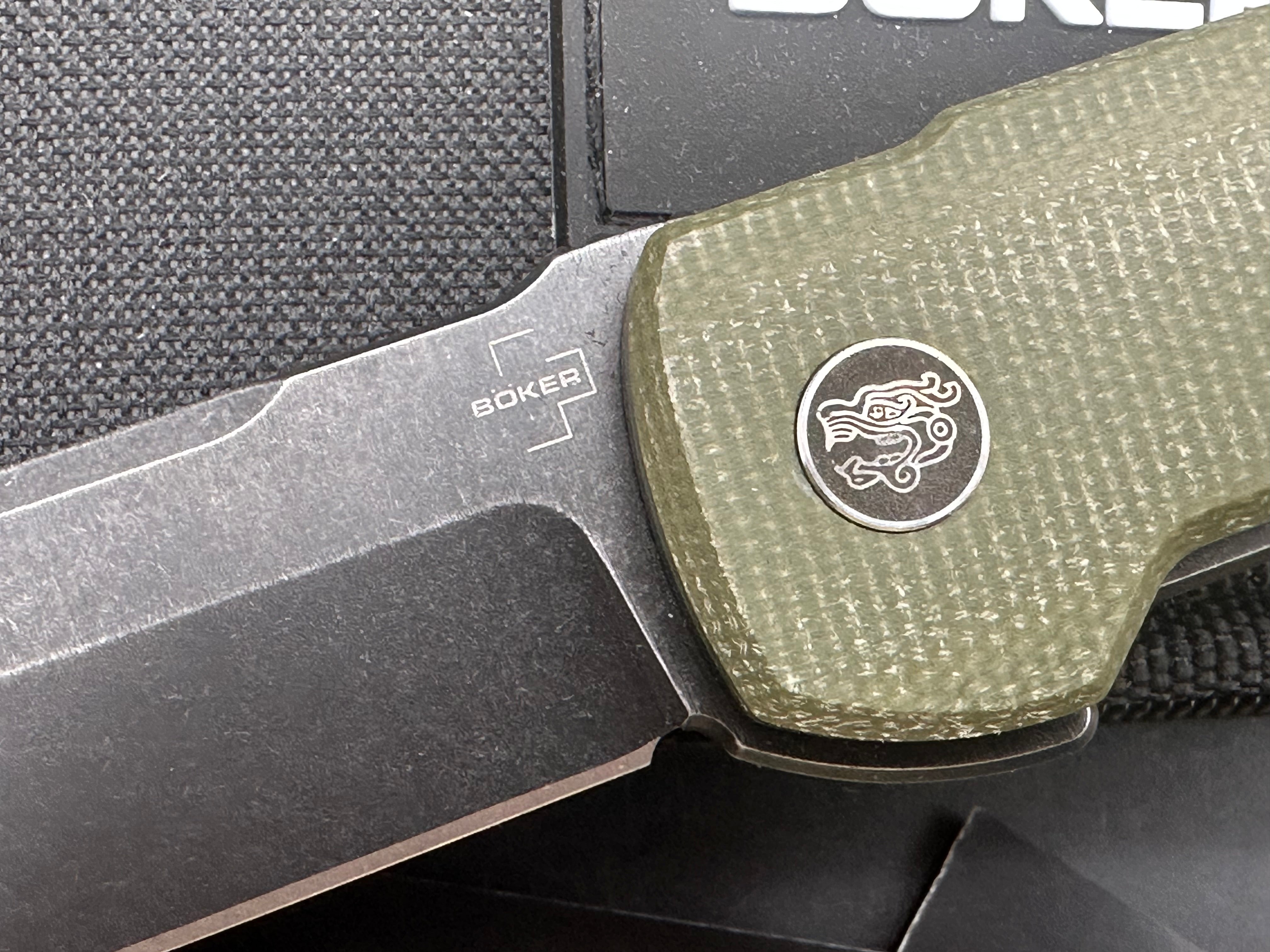 Boker Tac Master Liner Lock Folding Knife - 3.9