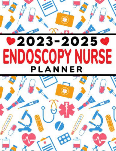 2023-2025 Endoscopy Nurse Planner - 36-Month Monthly Calendar (Jan 2023-Dec 2025) with Cute Cover Design, Notes Pages, Habit Tracker & To-Do List - Perfect for Medical Professionals, Nursing Students & Healthcare Workers - Ideal for Shift Scheduling, Patient Tracking & Clinical Documentation