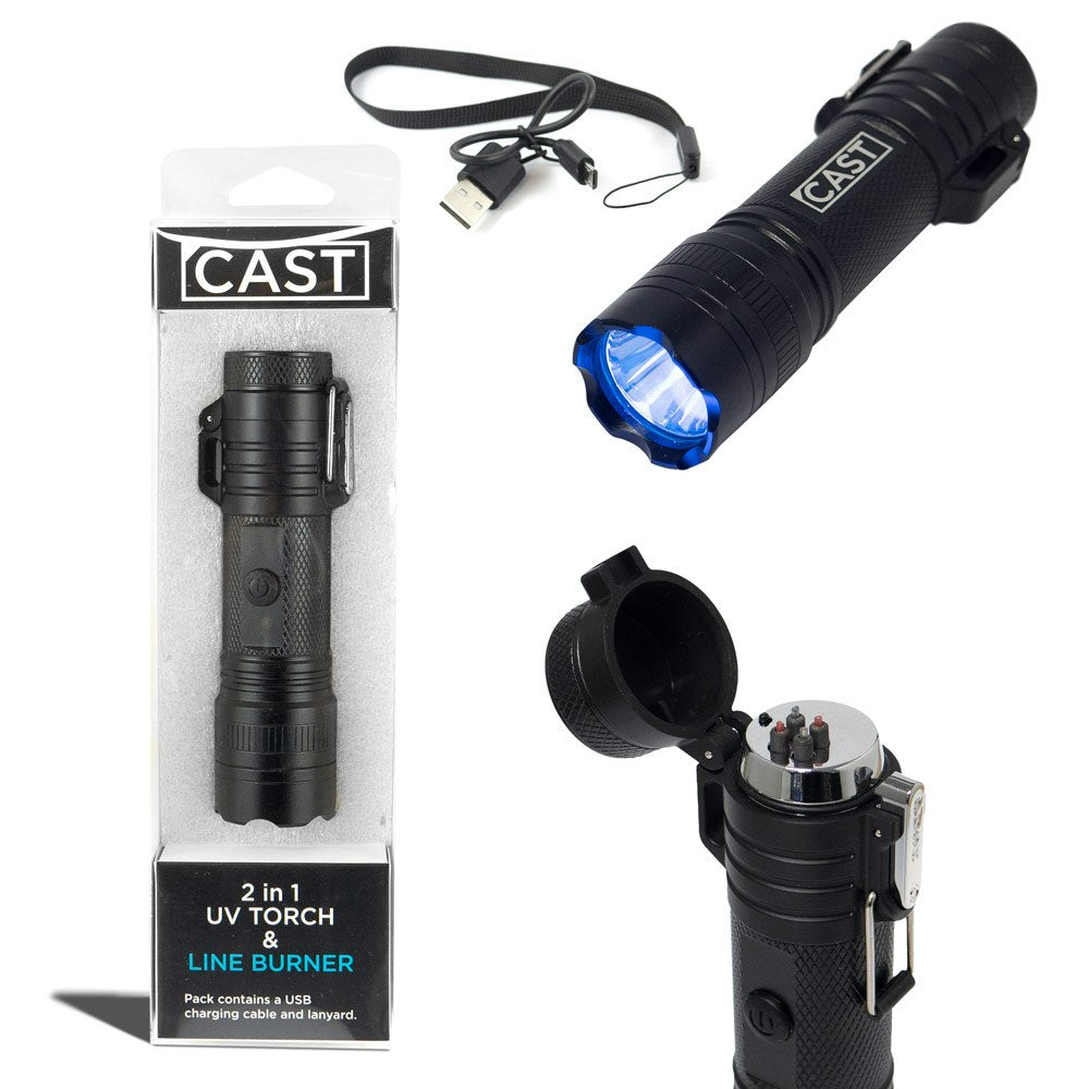 Buku Cast Line Burner with UV Charger - Portable USB Fishing Line Burner for Fly Tying & Knot Tying - Perfect for Outdoor Fishing Gear & Tackle Accessories