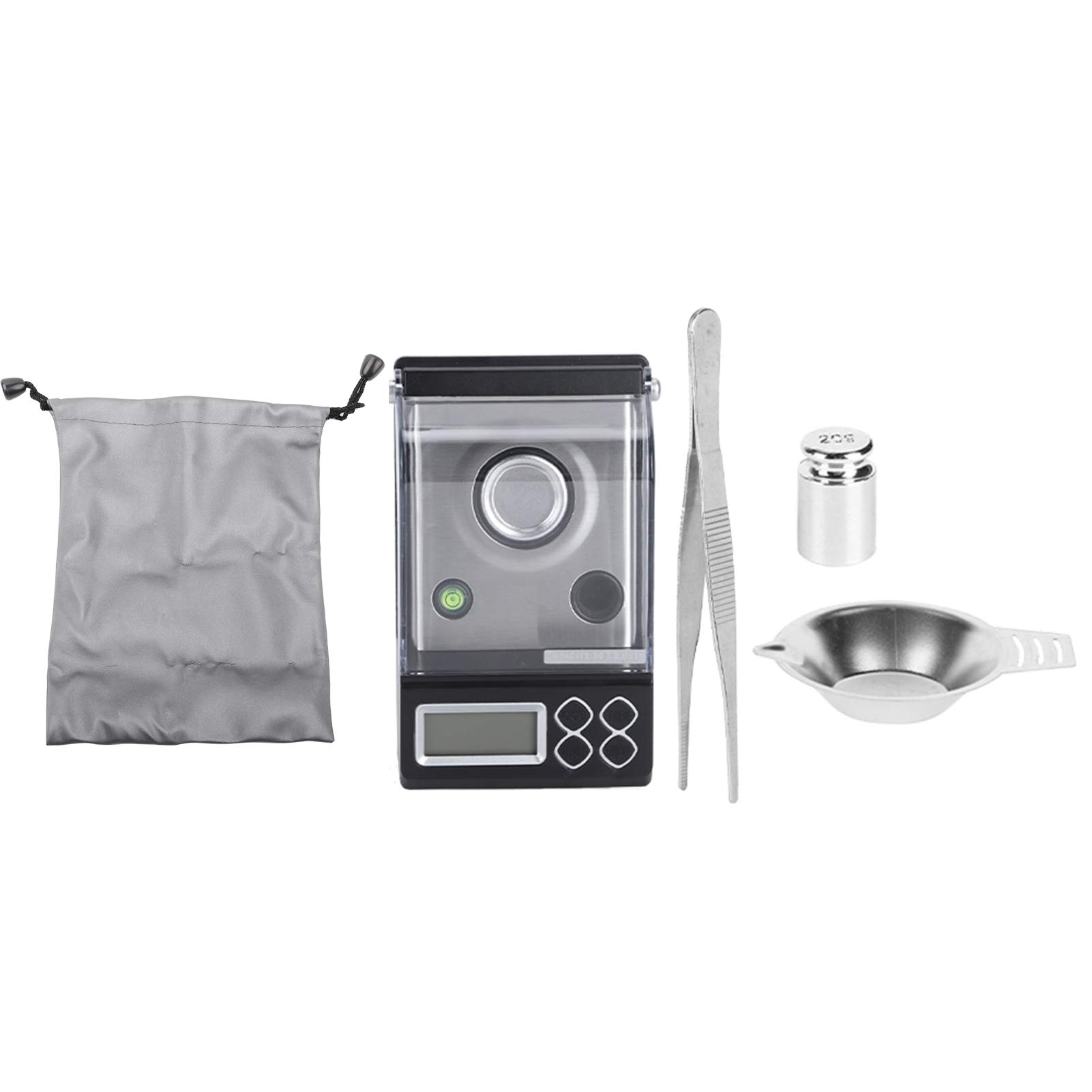 High Precision Digital Jewelry Scale - Portable Mini Electric Gram Scale with LCD Display for Gold, Silver, Coins & Small Items | Perfect for Home, Office & Travel Use