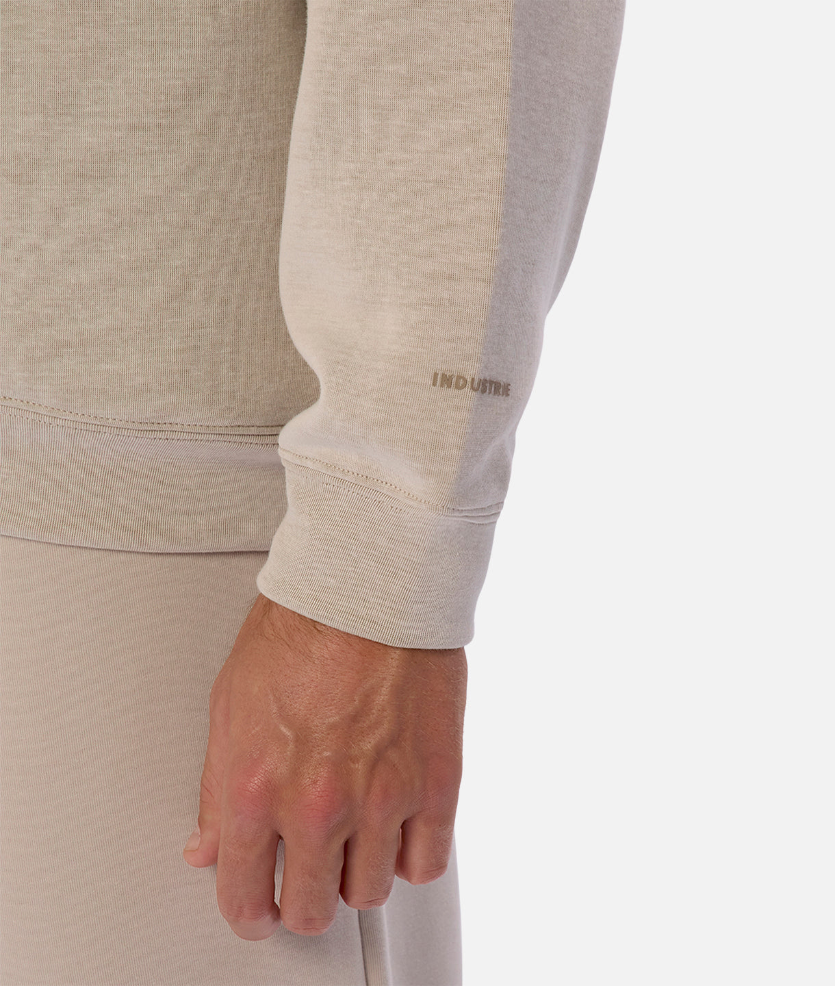 The Manning Zip Through Track Top - Stone Heather | Lightweight & Breathable Men's Running Jacket for Outdoor Sports & Casual Wear