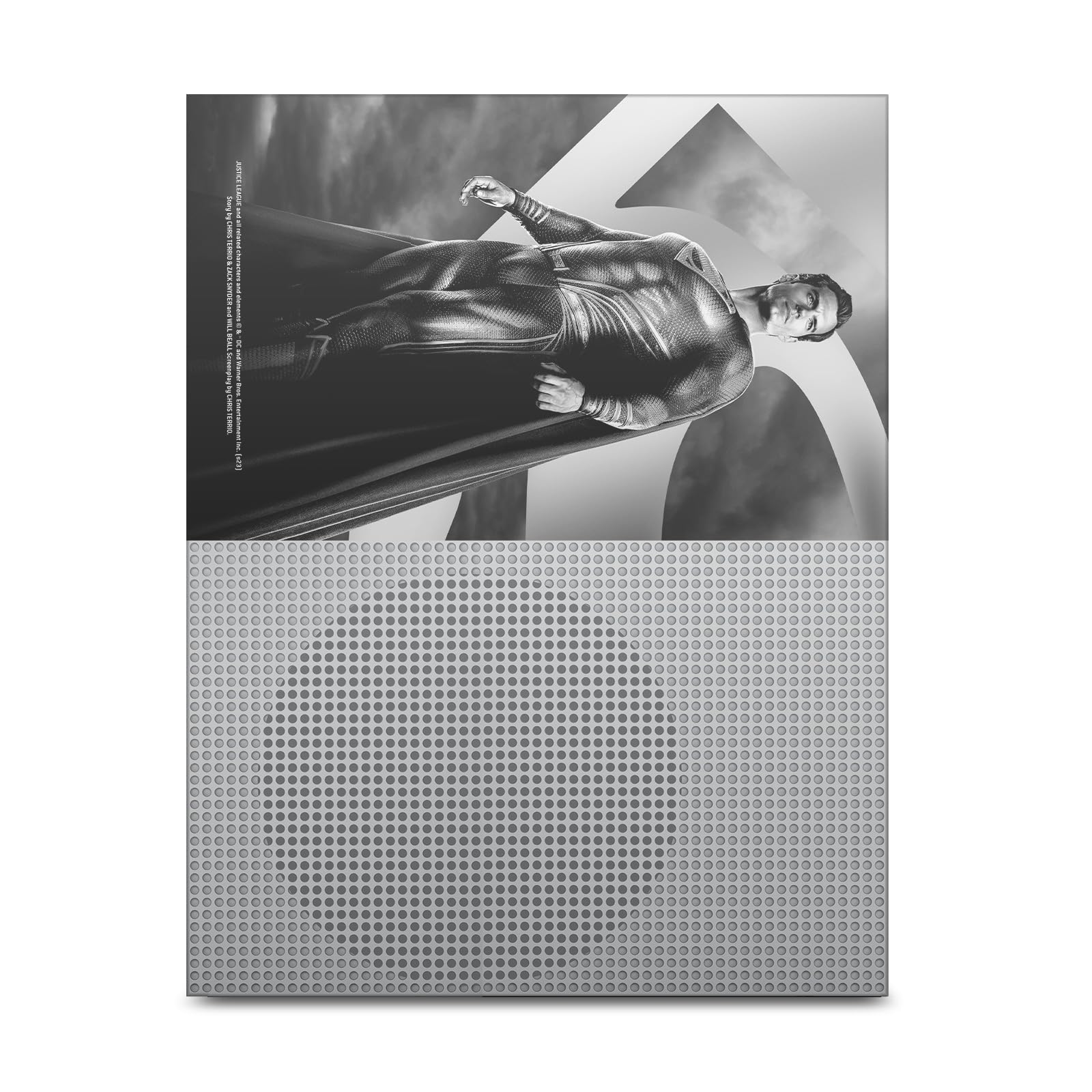 Official Zack Snyder's Justice League Superman Snyder Cut Character Art Vinyl Sticker - Compatible with Xbox One S Console - Gaming Skin Decal for Customization & Protection - Perfect for Gamers & Collectors