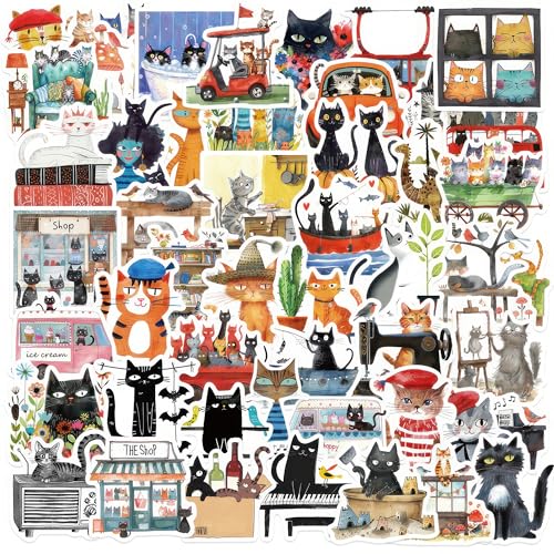 C12 Cartoon Silly Cat