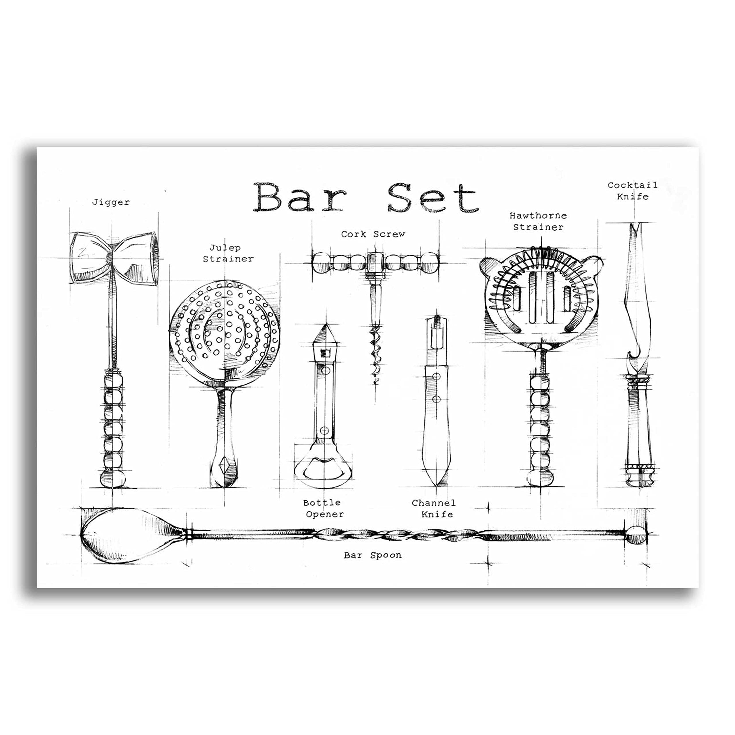 Ethan Harper Acrylic Glass Wall Art Set - Modern Abstract Painting 24