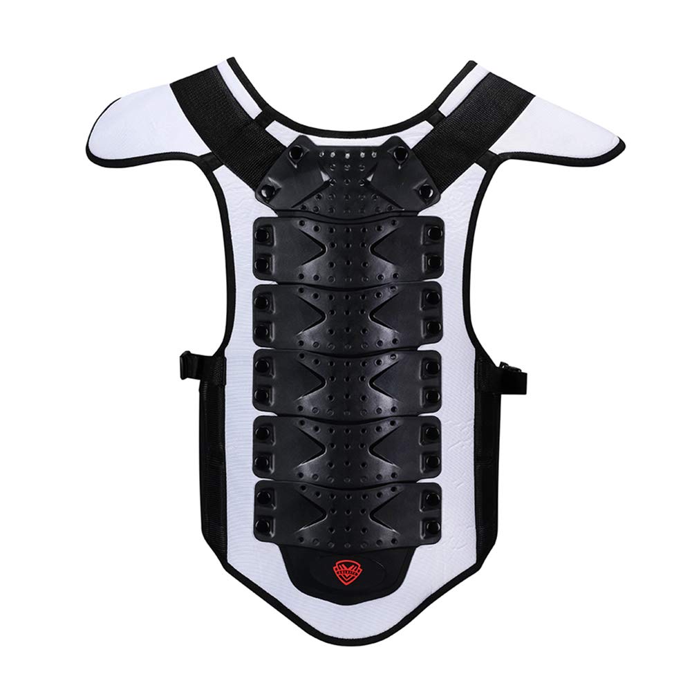Dirt Bike Body Armor Vest - Chest & Spine Protector for Motocross, ATV, Skiing & Snowboarding | Impact Protection Gear for Off-Road Riding & Winter Sports (Size S)