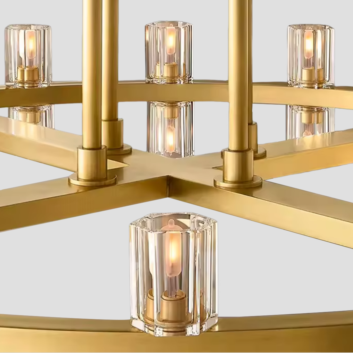 Elegant Aurora 1-Tier Round Chandelier 50