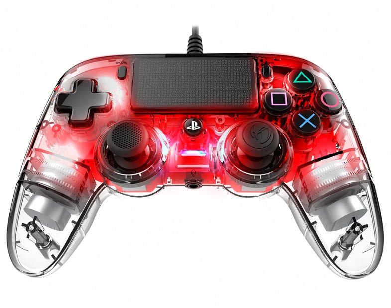 Nacon Compact Wireless Gaming Controller with LED Illumination - Ergonomic Design for PC, PS4, PS5 & Switch Gaming Sessions