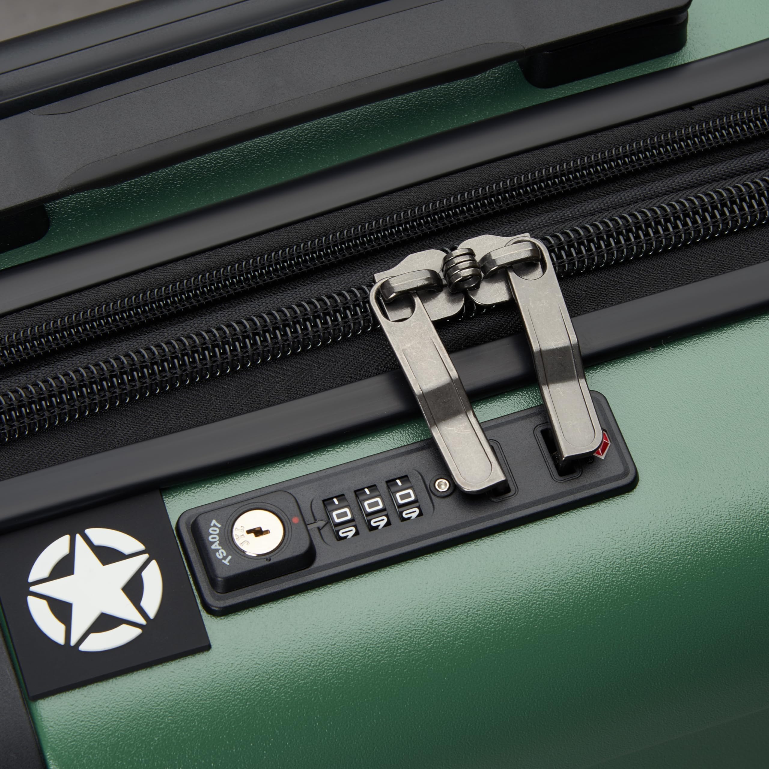 Jeep JH002B Expandable Hardside Spinner Wheel Luggage Suitcase - Perfect for Air Travel, Business Trips & Family Vacations