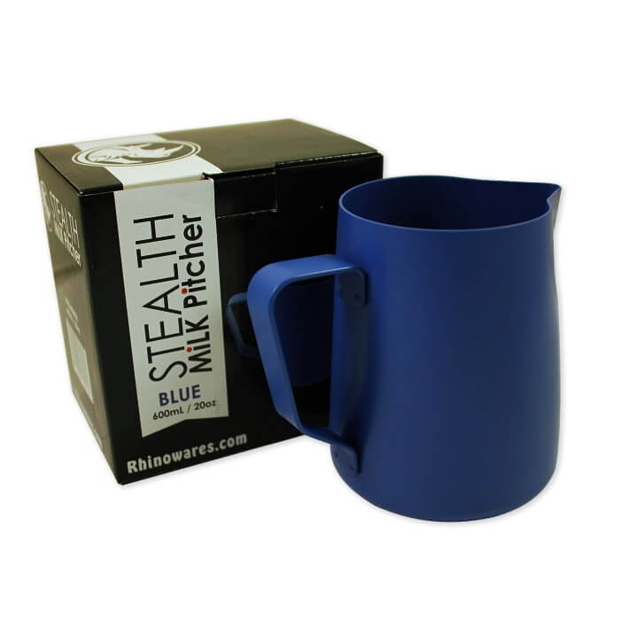 Rhinowares Stealth Milk Jug - Premium Coffee Pour Over Kettle for Baristas & Home Brewing - Perfect for Pour Over Coffee, Tea, and Specialty Drinks at Home or Cafe