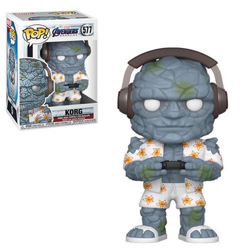 Avengers Endgame Pop! Vinyl Figure - Gamer Korg Collectible [577] | Marvel Movie Merchandise for Gamers & Comic Fans | Perfect for Display, Gifts, and Collections