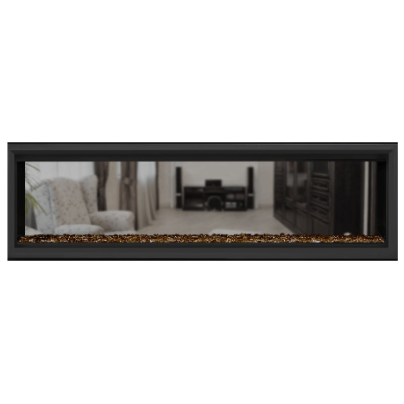 Napoleon Vector 62 See Through Linear Direct Vent Gas Fireplace - LV62N2 | Modern Home Heating Solution for Living Rooms & Patios