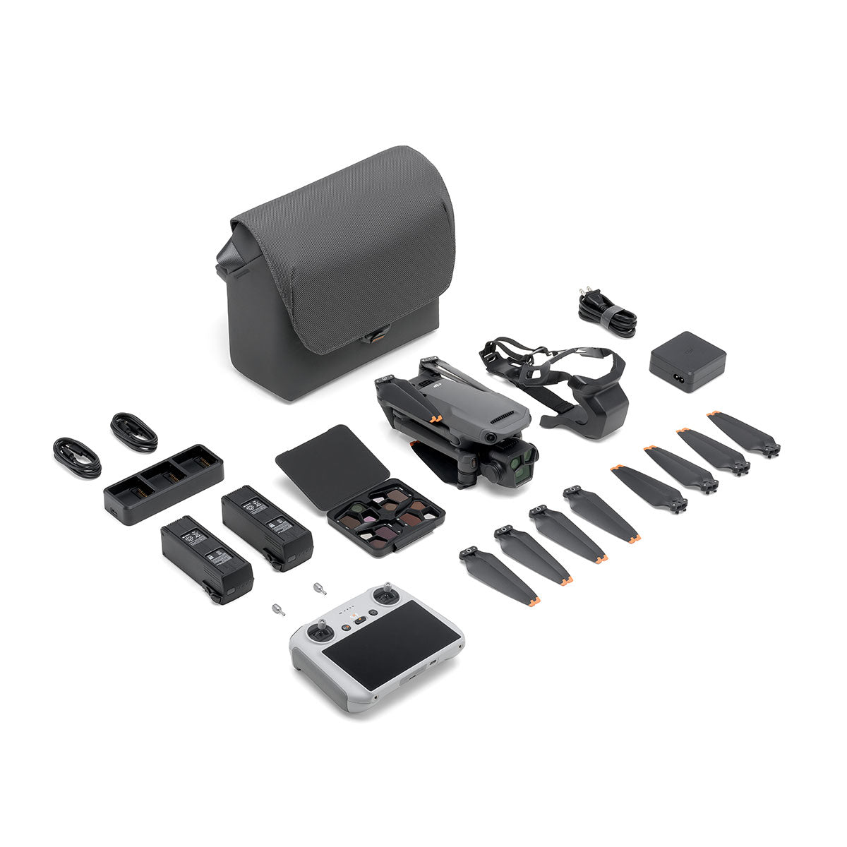DJI Mavic 3 Pro Drone with RC Controller - 4K Camera, 46 Mins Flight Time, Omnidirectional Obstacle Sensing | Fly More Combo with Extra Batteries & Charger | Perfect for Aerial Photography, Travel Vlogging & Outdoor Adventures