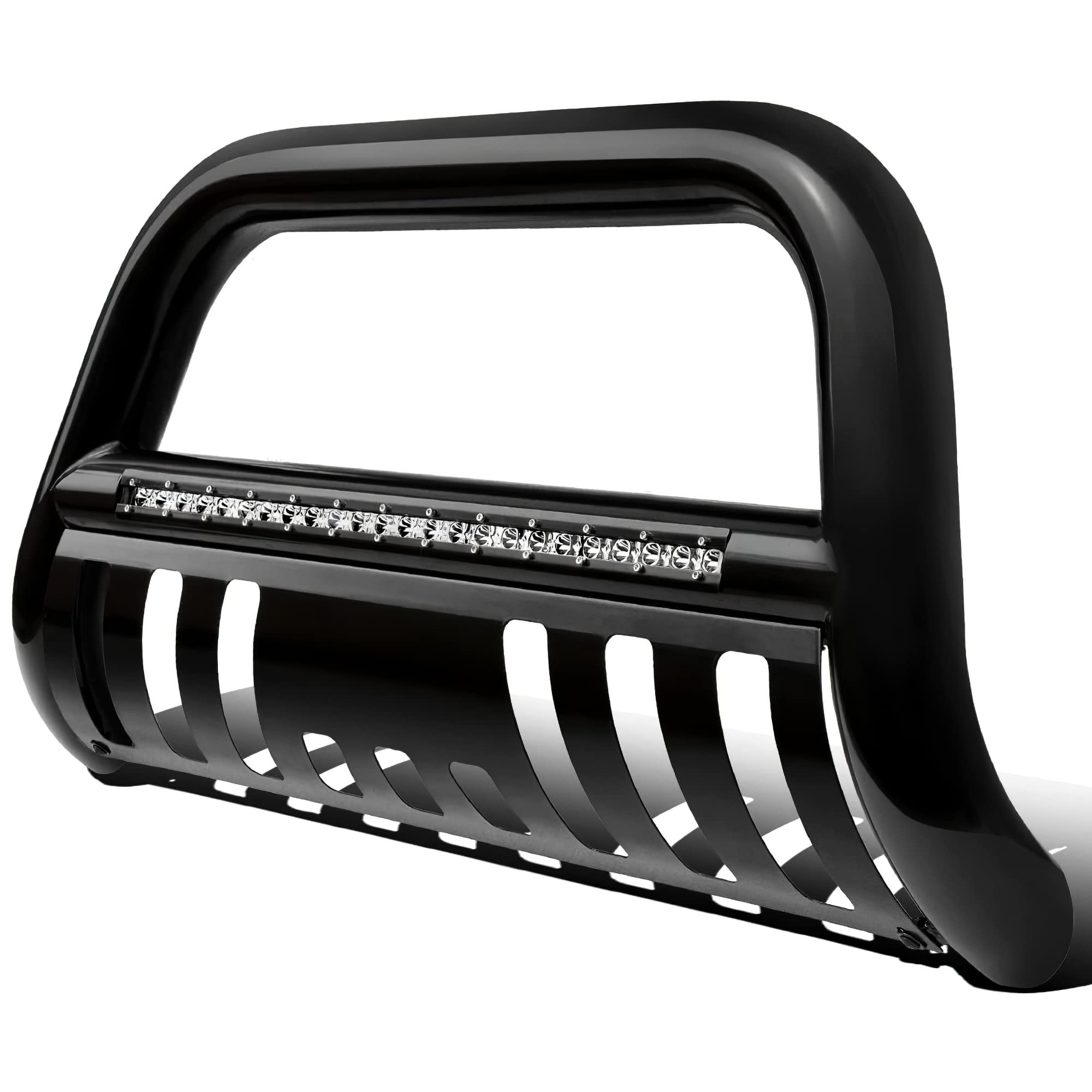 YITAMOTOR Bull Bar with LED Light & Grille Skid Plate for 2016-2023 Toyota Tacoma (Excludes TRD) | 3