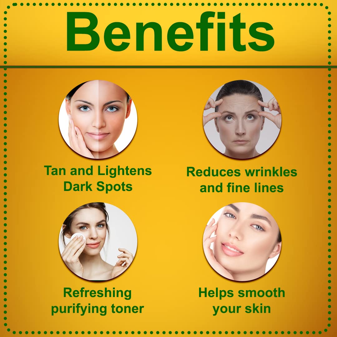 VEDICAYURVEDA Lemon Skin Toner for Acne & Pimples Control - 100ml Natural Lemon Water Face Toner for Men & Women | Refreshing & Oil Balancing for Daily Skincare Routine