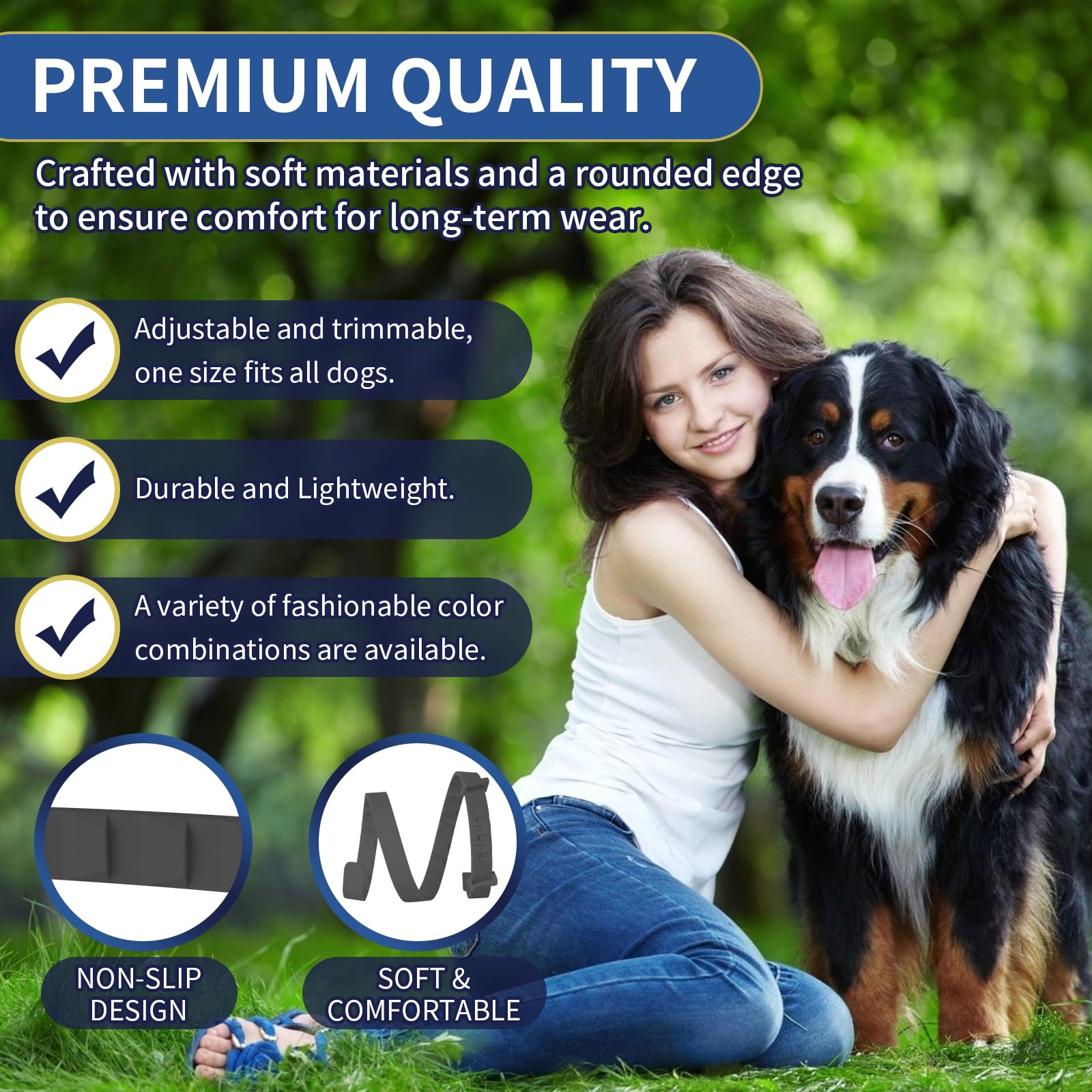 4 Pack Flea and Tick Collar for Dogs - 8 Month Protection, Adjustable & Waterproof Flea Collar for Dogs & Puppies, Flea & Tick Prevention Treatment (Pink, Black, Orange, Gray) - Perfect for Outdoor Adventures, Hiking, and Daily Walks