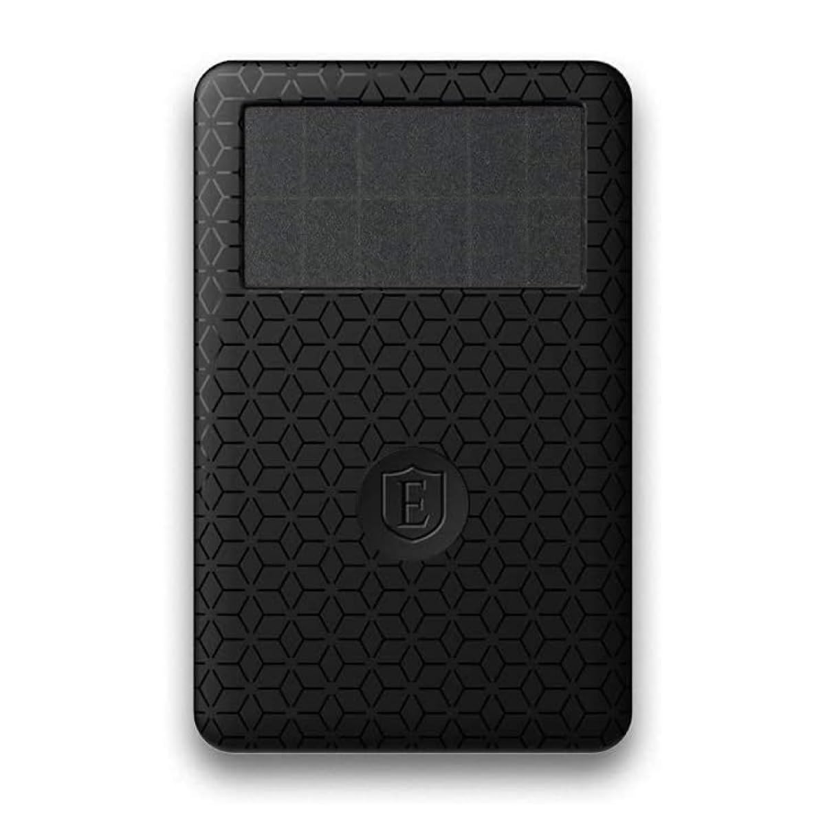 Ekster Wallet Tracker Card - Slim Bluetooth Credit Card Finder with Solar Power | Voice Control & Selfie Mode for iPhone & Android | Perfect for Travel, Work & Everyday Carry (Black)